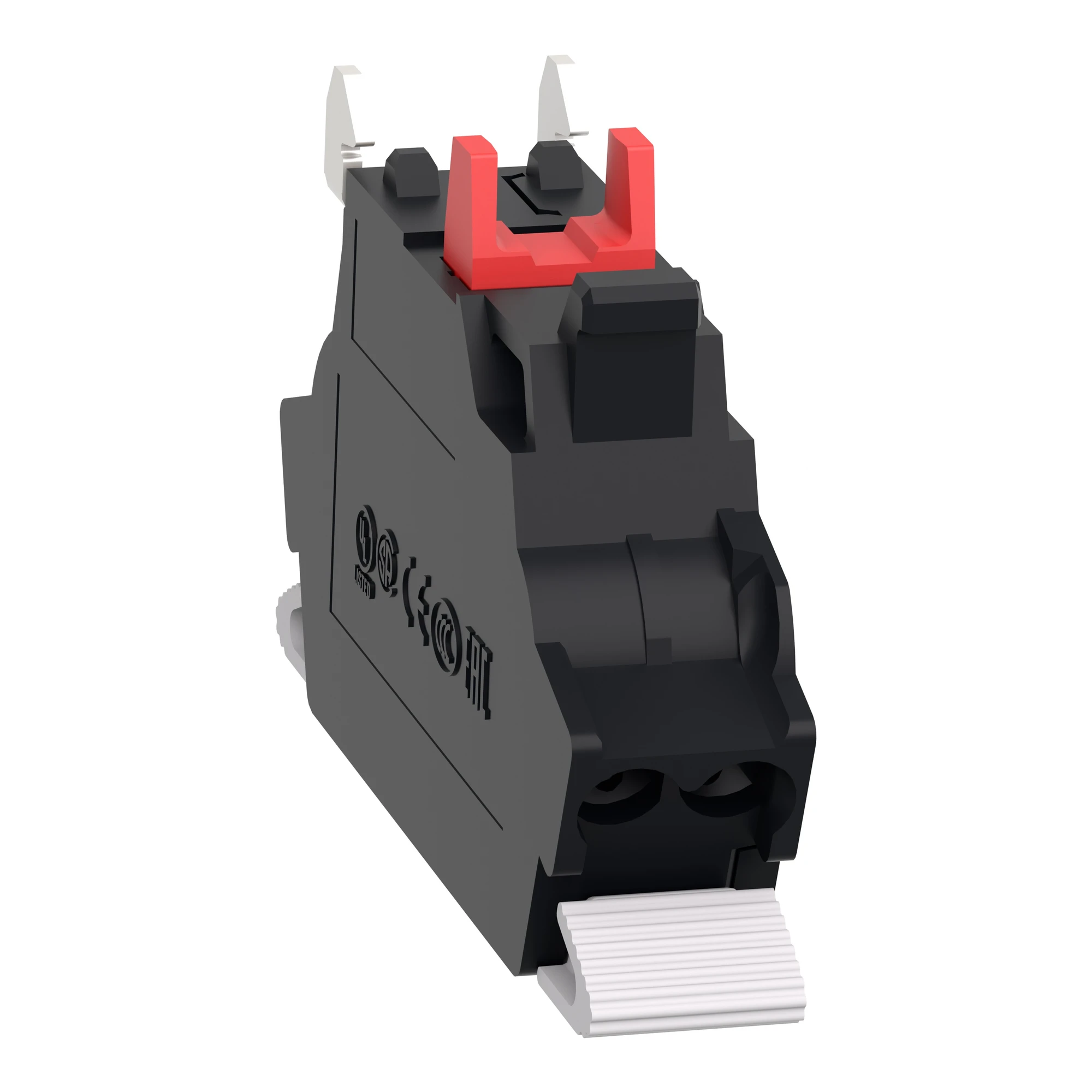 Schneider Electric ZBE1025 Auxiliary contact, contact block, Harmony XB4 and XB5, 22mm, 30mm, spring clamp, 1NO (img_003) Schneider Electric ZBE1025 Auxiliary contact, contact block, Harmony XB4 and XB5, 22mm, 30mm, spring clamp, 1NO (img_003)