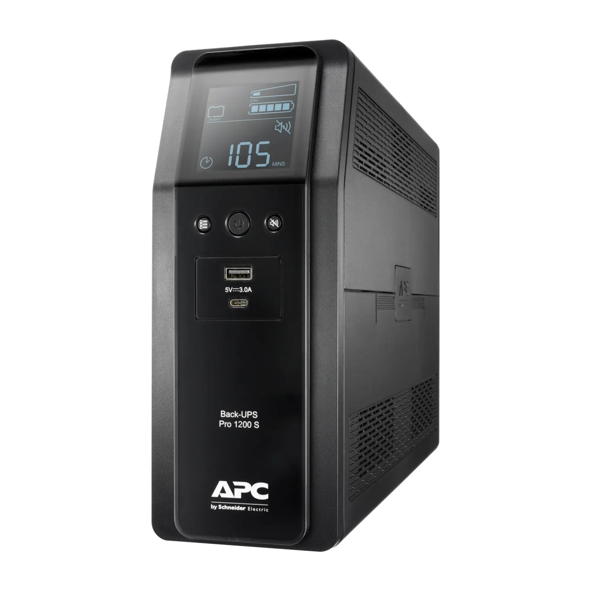APC BR1200SI APC Back-UPS Pro 1200S, 1200 VA, 230 V, Sinuswelle, AVR, LCD, 8 IEC Ausgänge (2 mit Überspannungsschutz) (img_008)