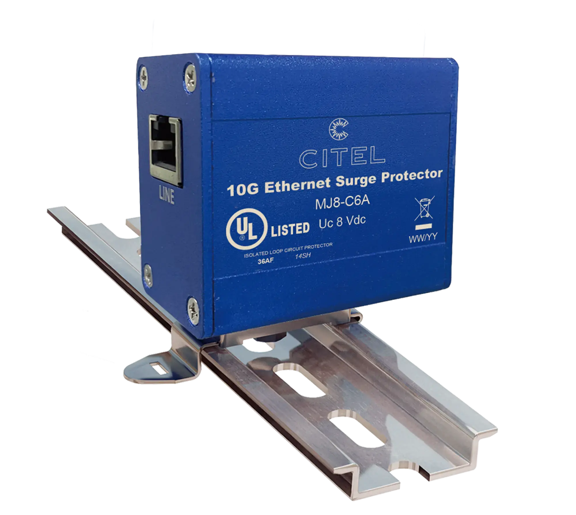 Citel 581540 Überspannungsableiter für Ethernet 10GBase-T, Aluminiumgehäuse (img_001) Citel 581540 Überspannungsableiter für Ethernet 10GBase-T, Aluminiumgehäuse (img_001)