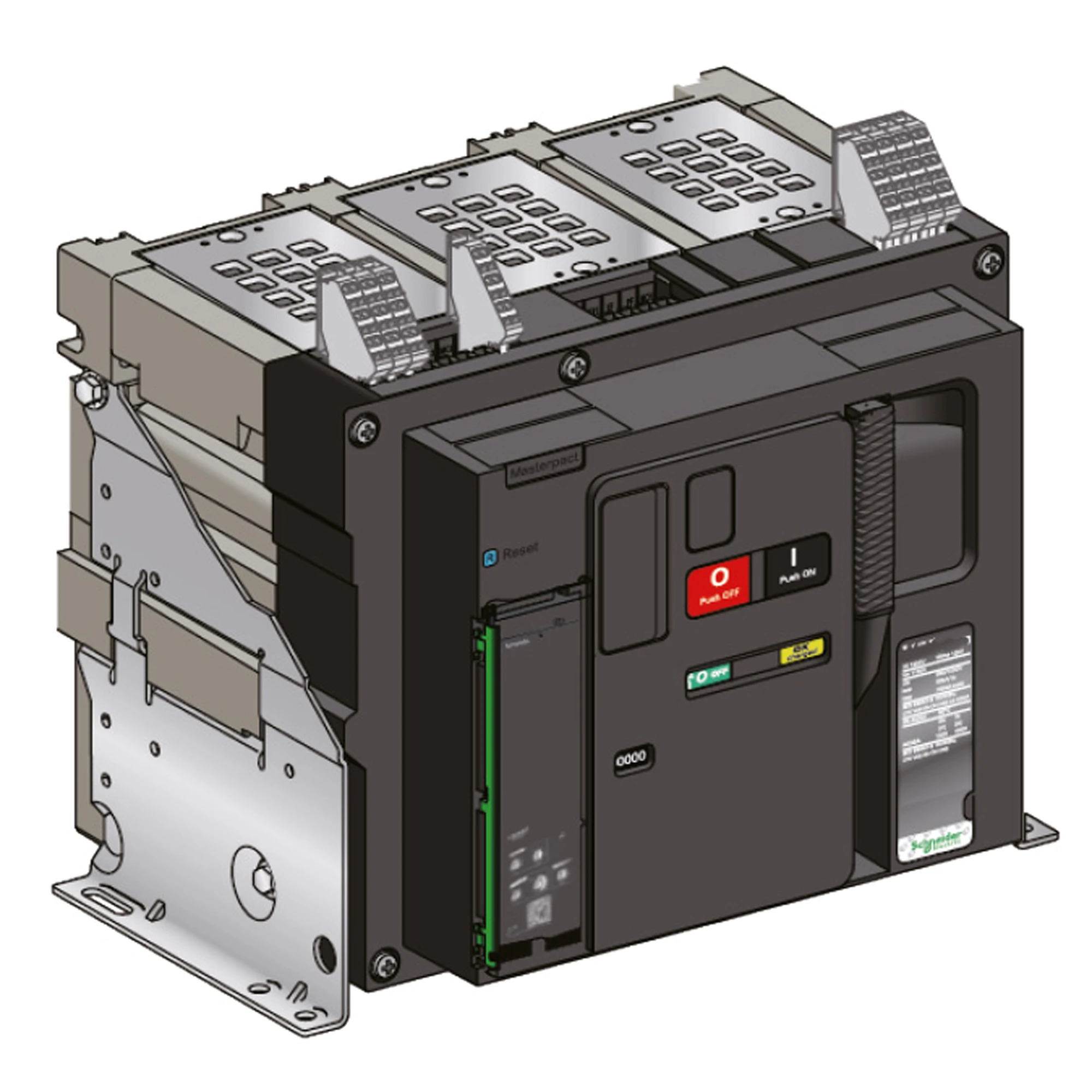 Schneider Electric LV855027 MasterPacT MTZ2 1000A H1 Basic 3-polig ohne Auslösegerät MicroLogic B in Festeinbau (img_001)