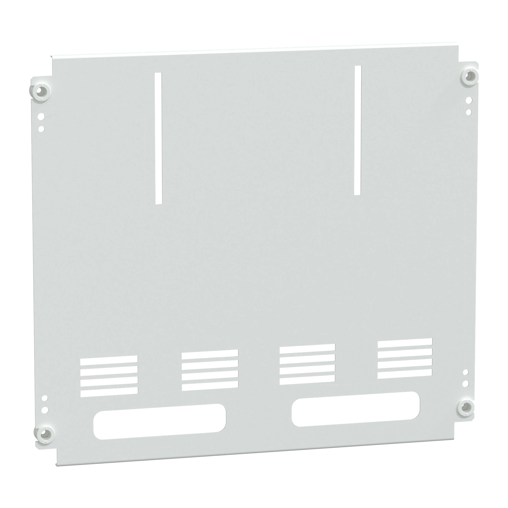 Schneider Electric LVS03152 PrismaSeT-P, Mounting Plate, 2x 3PH+N Meter, Vertical, Width=650mm, Height=9 Modules (img_001) Schneider Electric LVS03152 PrismaSeT-P, Mounting Plate, 2x 3PH+N Meter, Vertical, Width=650mm, Height=9 Modules (img_001)