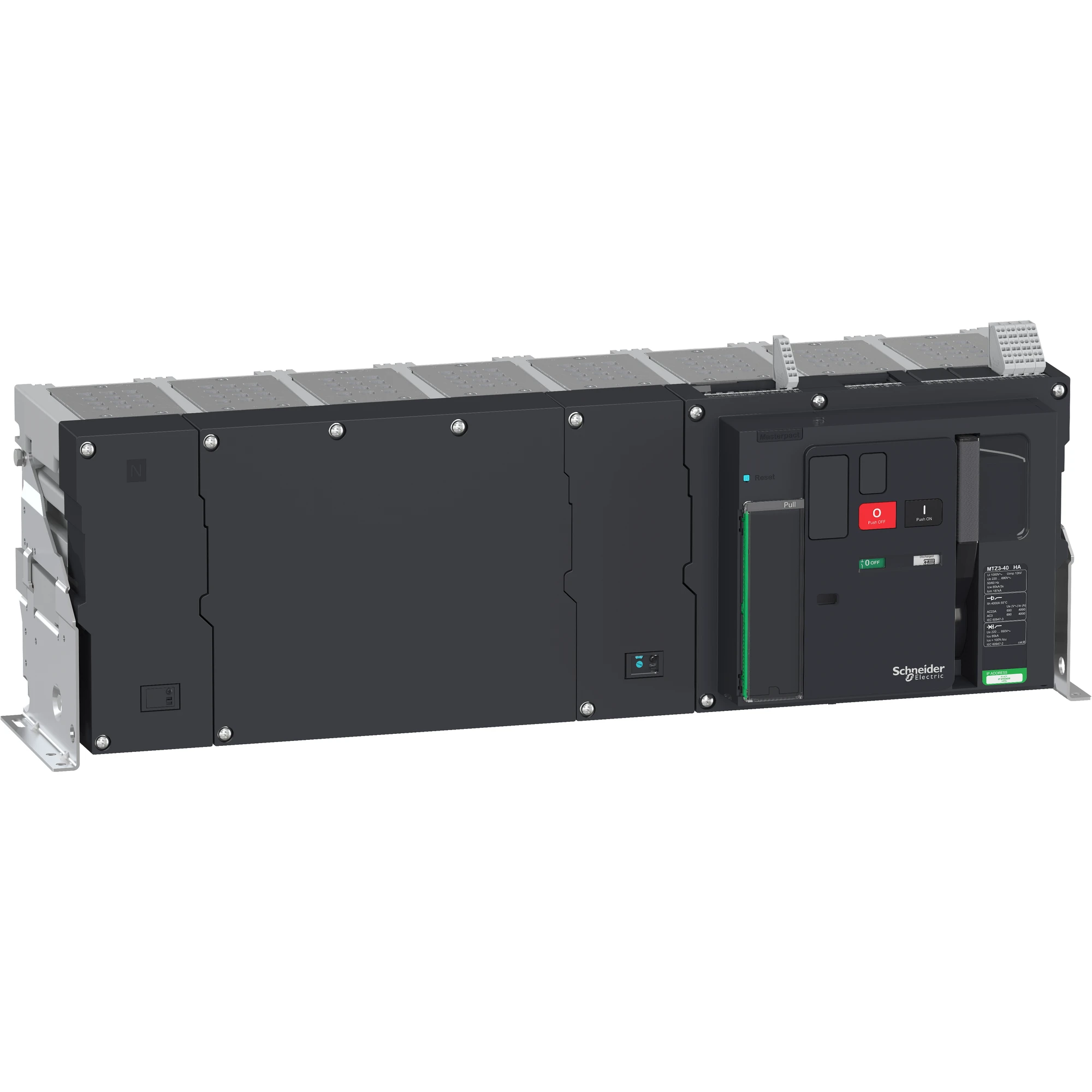 Schneider Electric LV848111 MasterPact MTZ3 4000A HA Icm=187kA/690V 4P Fixed Mounting Basic Breaker (img_001) Schneider Electric LV848111 MasterPact MTZ3 4000A HA Icm=187kA/690V 4P Fixed Mounting Basic Breaker (img_001)