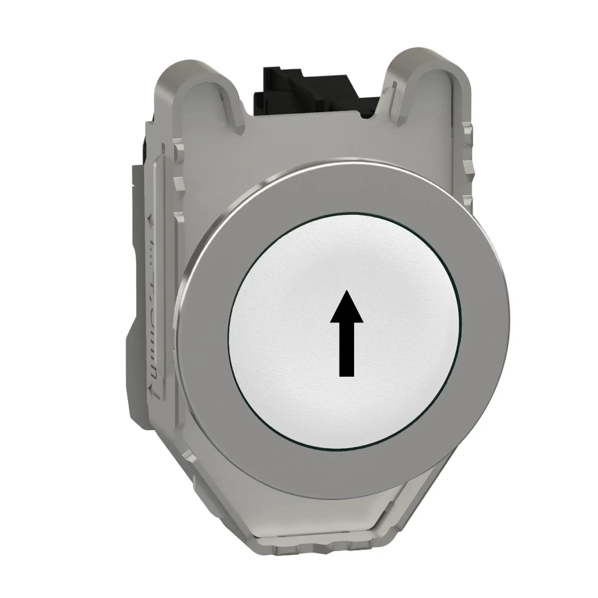 Schneider Electric XB4FA3341 Pushbutton, Harmony XB4F, Metal, 30mm, white, labeled upward arrow, momentary, screw terminal, 1NO (img_004) Schneider Electric XB4FA3341 Pushbutton, Harmony XB4F, Metal, 30mm, white, labeled upward arrow, momentary, screw terminal, 1NO (img_004)