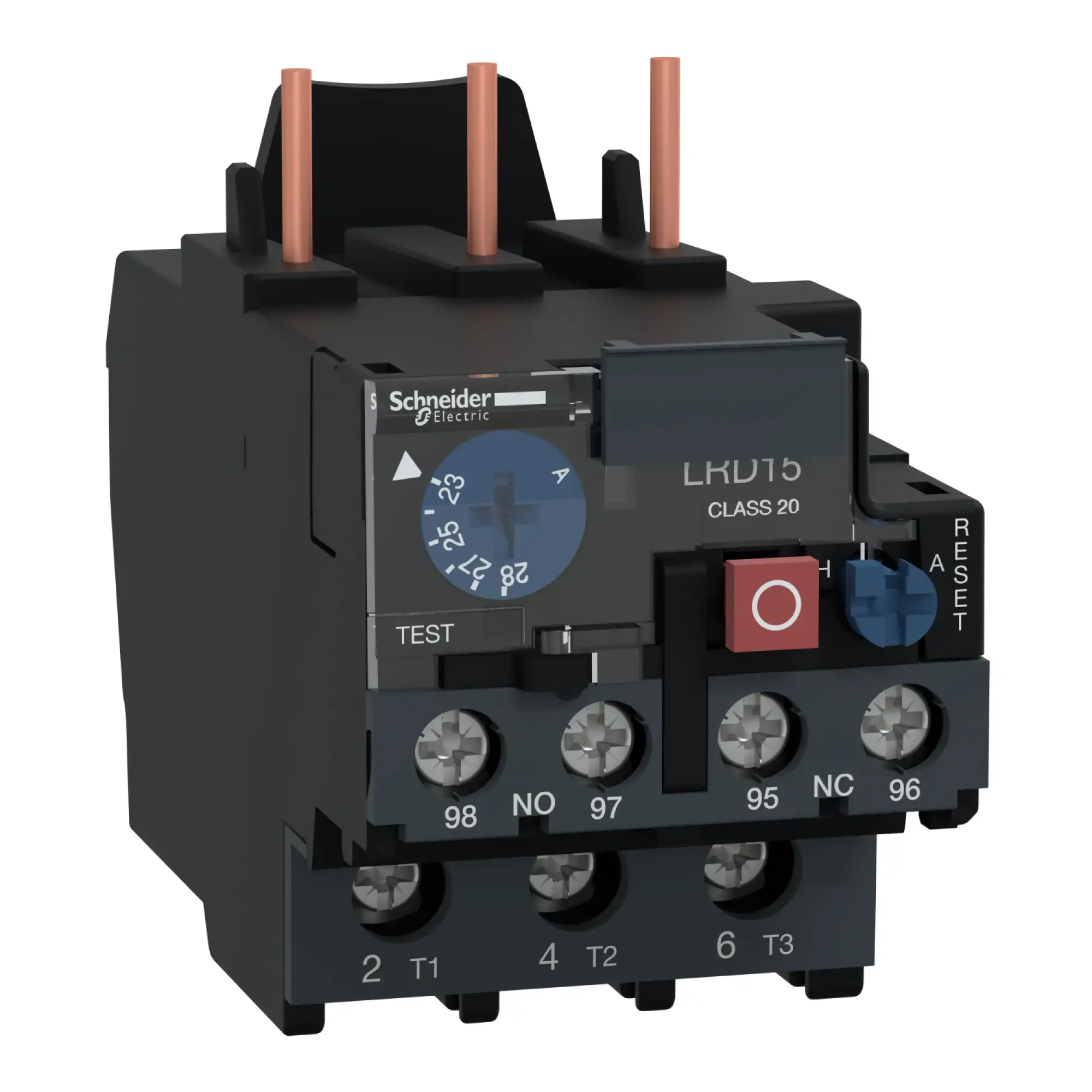 Schneider Electric LRD1530 Motor Protection Relay, 23-28A, 1NO+1NC, Class 20 (img_002)