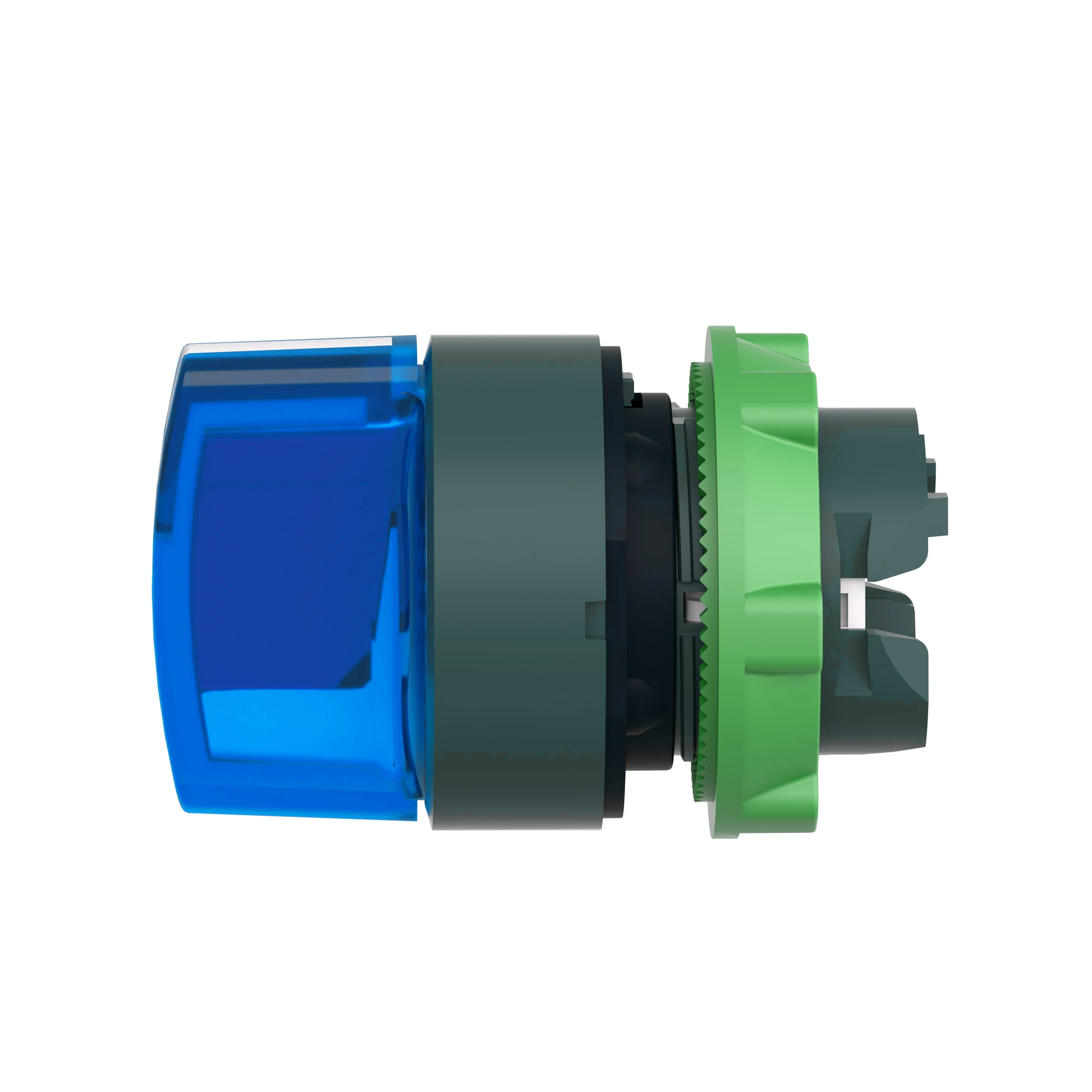 Schneider Electric ZB5AK1363 Illuminated Selector Switch, Front Element, Harmony XB5, Plastic, 22mm, Blue, for Universal LED, 3 Positions, Latching (img_007)