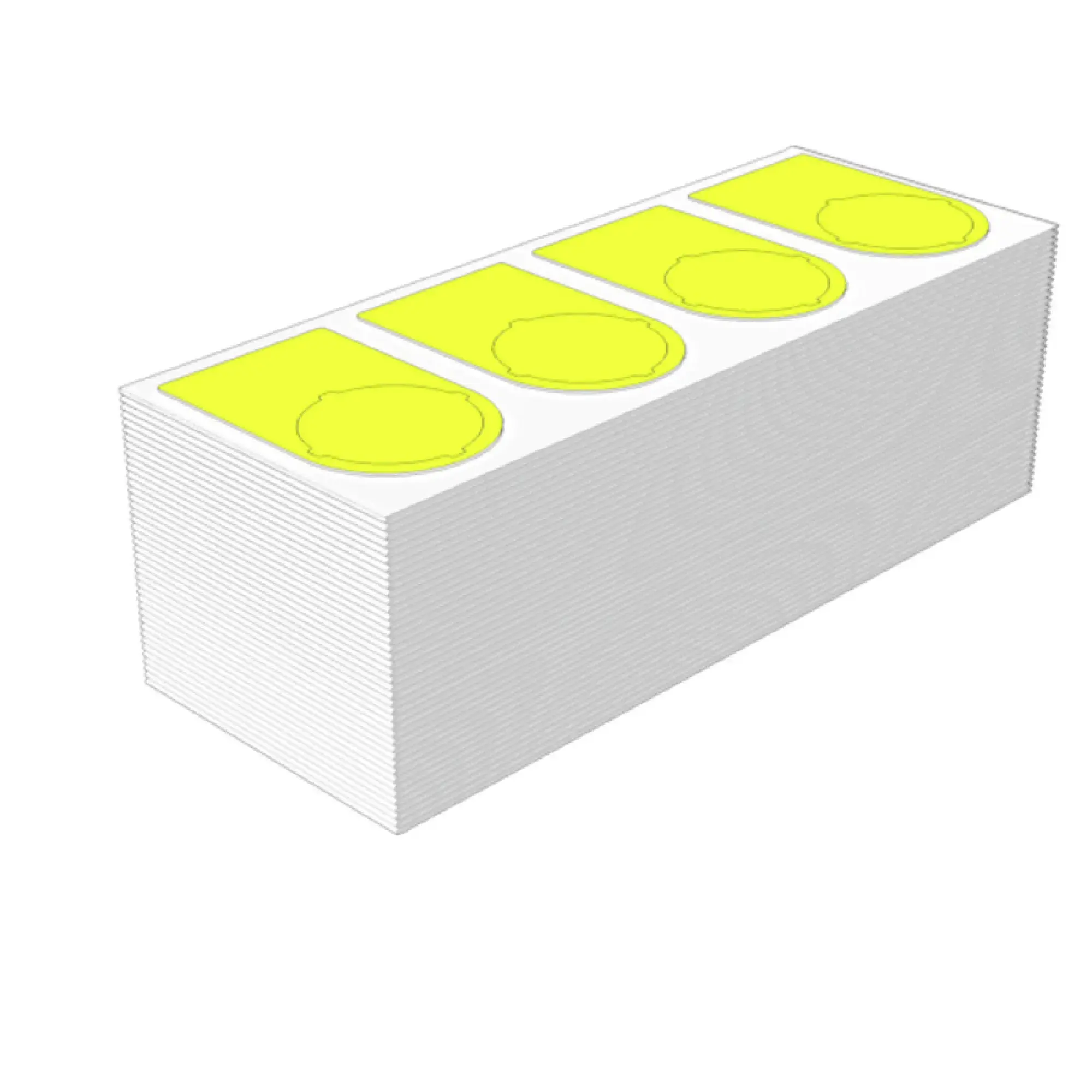 Weidmüller 2621200000 Device marking, Width: 36 mm, Polyester, yellow, Operating temperature range: -30...80 °C (img_001)