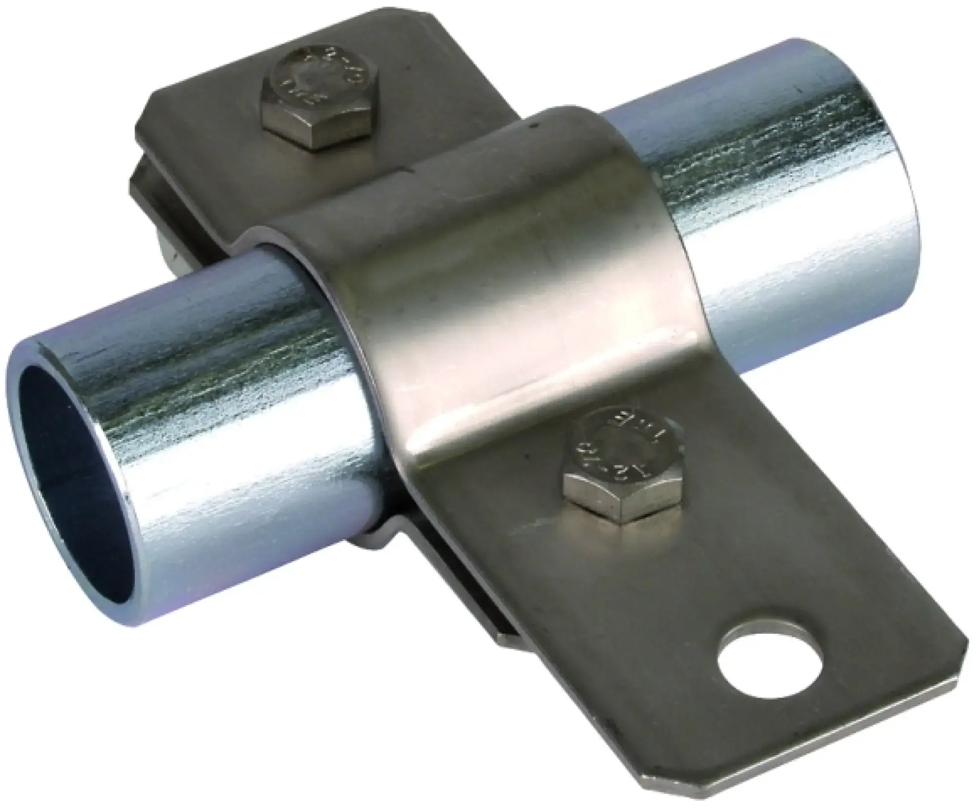 Dehn 410359 Earthing pipe clamp D 48mm with bore D 11mm StSt (img_001)