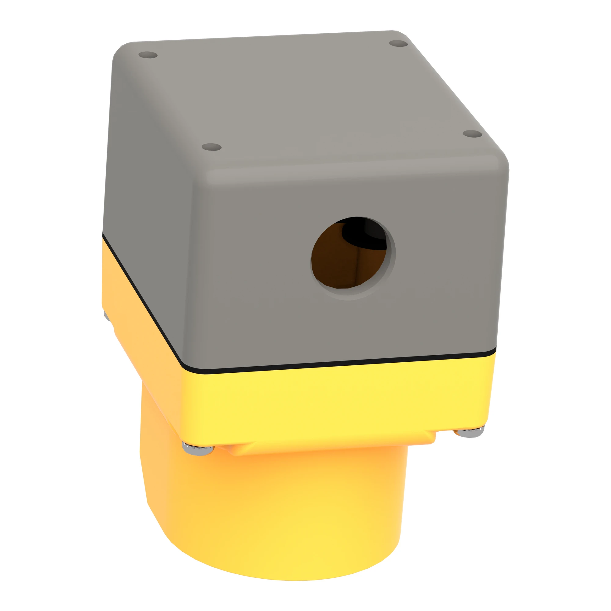 Schneider Electric 9001KYG1Y Enclosure, 9001K, Aluminium, 1 Cutout Ø 30, Integrated Protective Cover (img_006) Schneider Electric 9001KYG1Y Enclosure, 9001K, Aluminium, 1 Cutout Ø 30, Integrated Protective Cover (img_006)