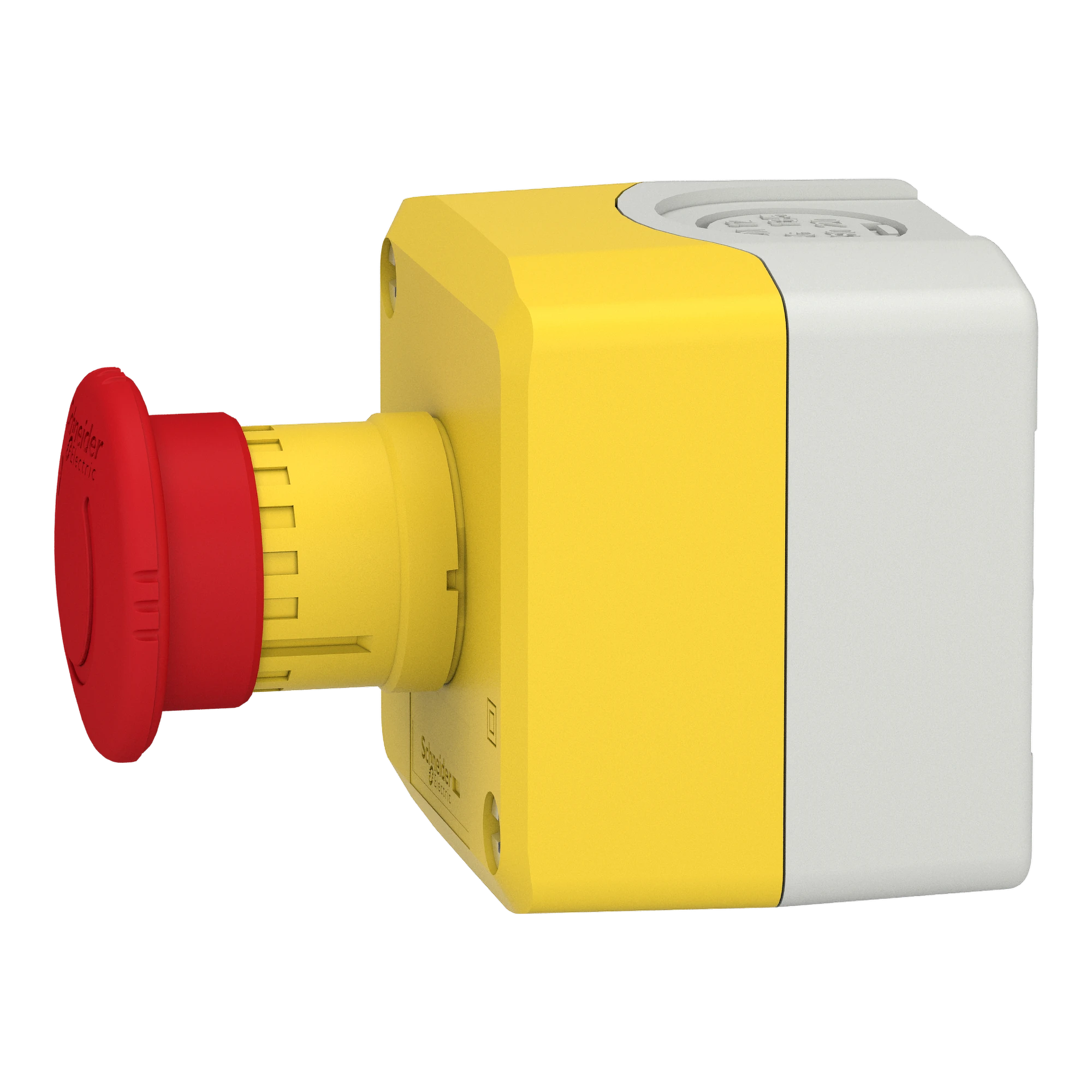 Schneider Electric XALK1786H7 Surface-mounted enclosure, Harmony XALK, plastic, light grey, yellow, 1 emergency stop switch, 1NC, with monitoring contact, UL/CSA (img_004) Schneider Electric XALK1786H7 Surface-mounted enclosure, Harmony XALK, plastic, light grey, yellow, 1 emergency stop switch, 1NC, with monitoring contact, UL/CSA (img_004)
