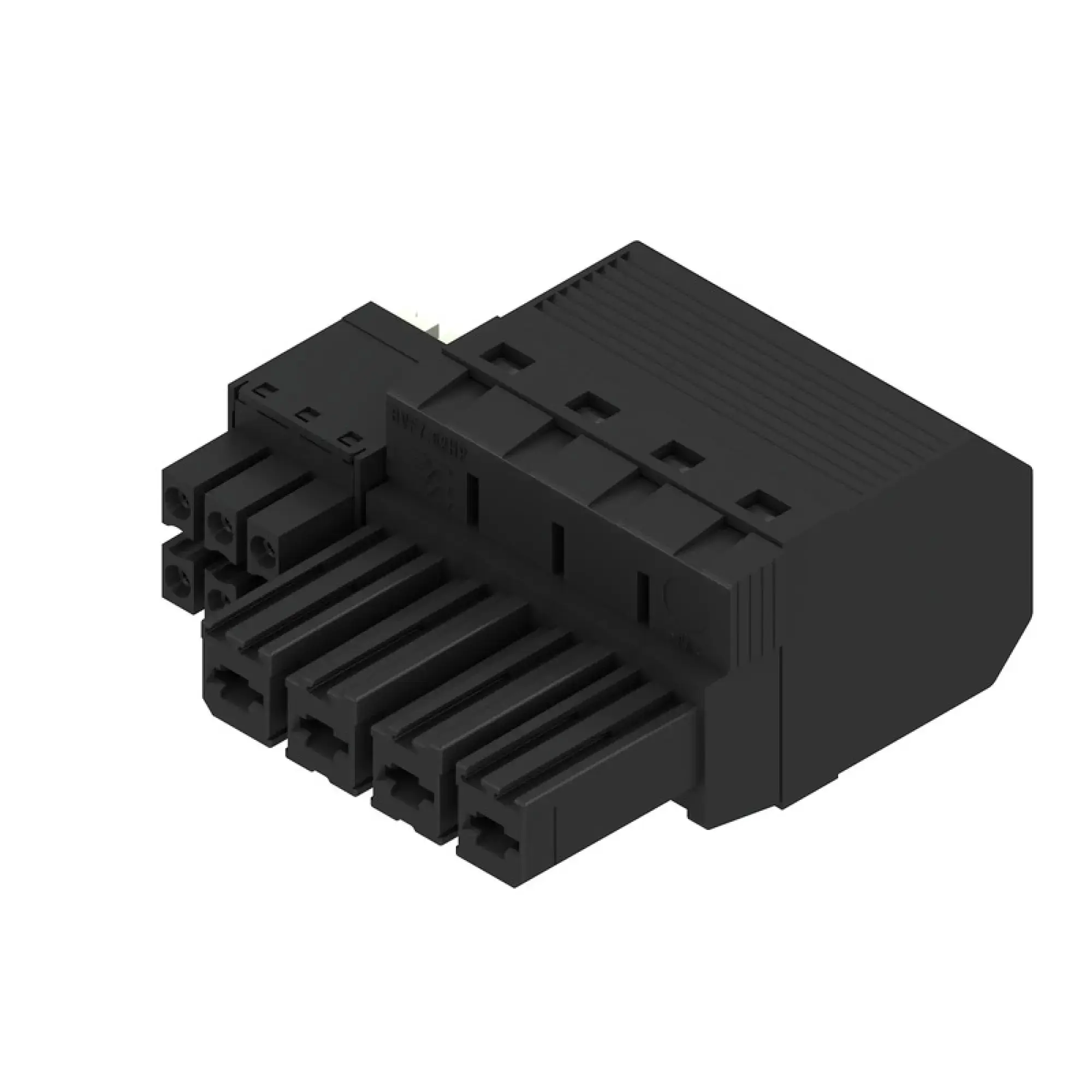 Weidmüller 1080440000 Hybrid connector (wire connection), 7.62 mm, Number of poles: 4, PUSH IN with actuator, PUSH IN without actuator (img_001)