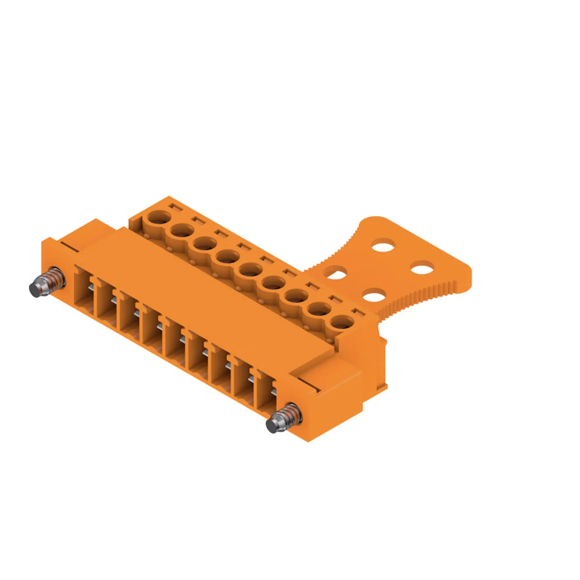Weidmüller 1237610000 PCB connector (wire connection), 160 V, 17.5 A, Pitch in mm: 3.81, 1.5 mm², Number of poles: 9, Clamping yoke connection, Box (img_002)