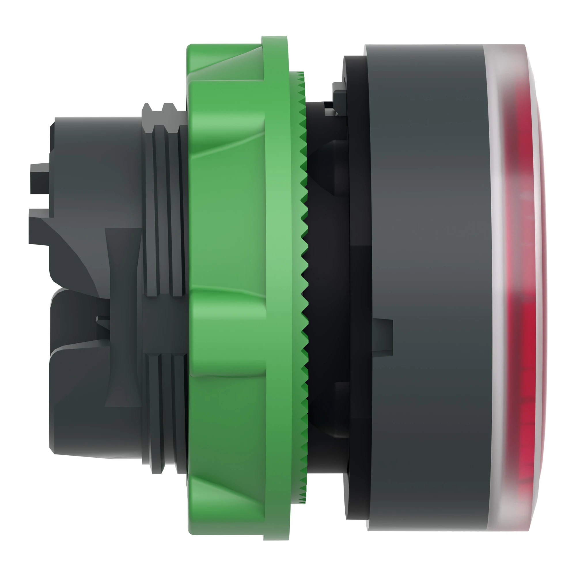 Schneider Electric ZB5AW343S Illuminated push-button, front element, Harmony XB5, plastic, 22mm, red, for universal LED, grooved dome (img_004)