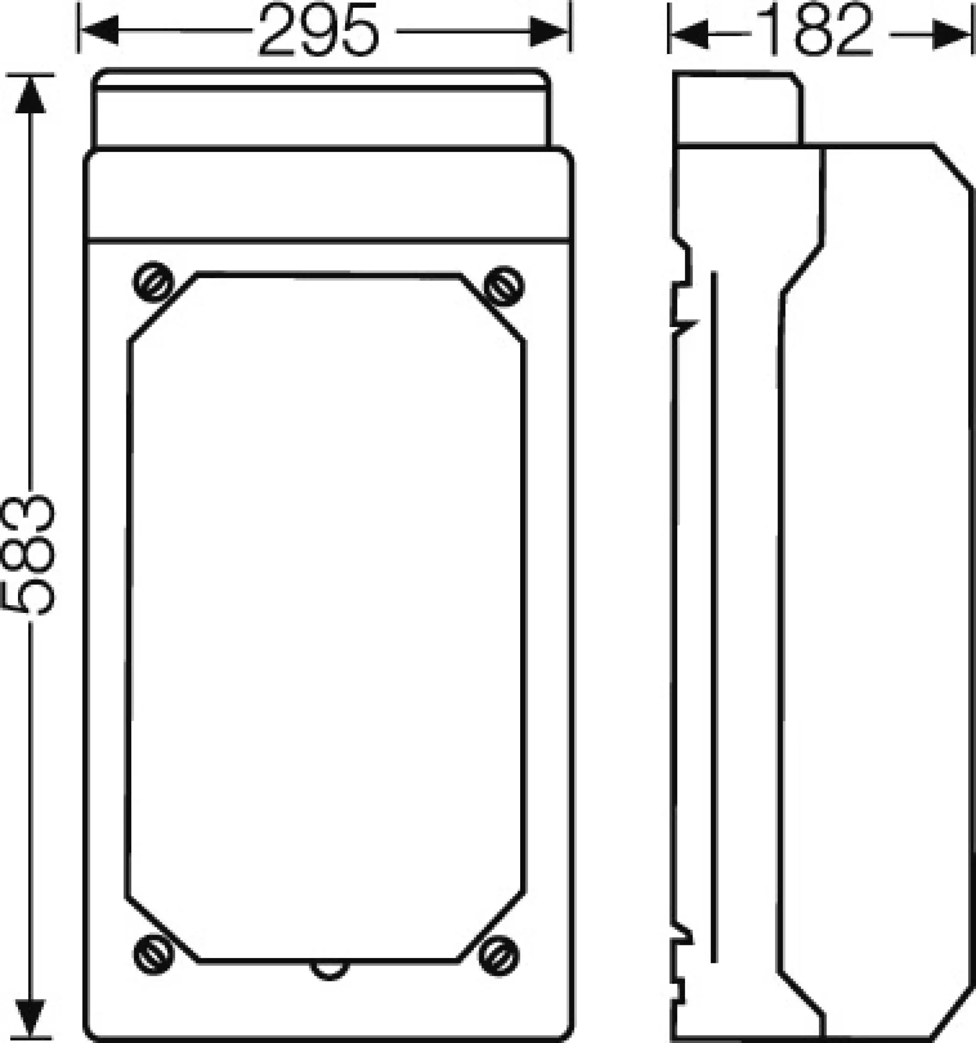 Hensel 6100100 KV-Leergehäuse mit Montageplatte, Einbaumasse 245x440x160 mm KV 9331 (img_003) Hensel 6100100 KV-Leergehäuse mit Montageplatte, Einbaumasse 245x440x160 mm KV 9331 (img_003)