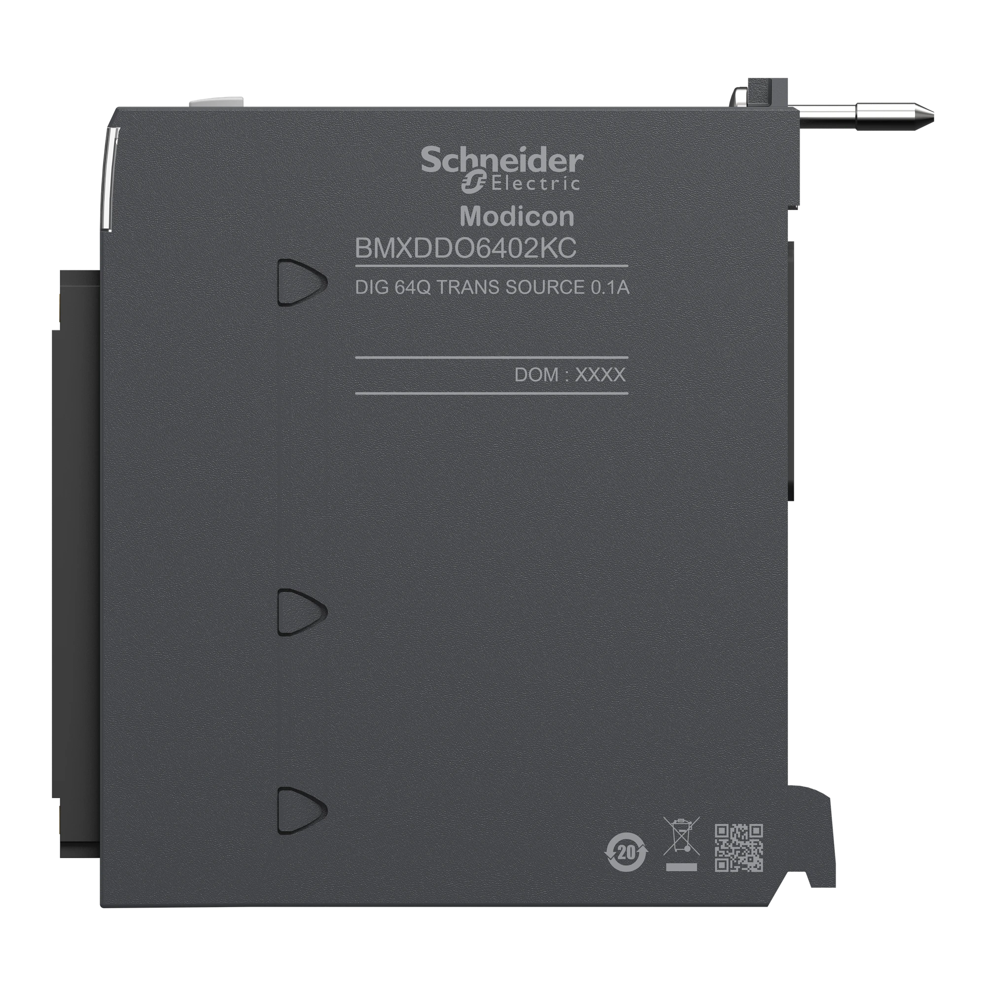 Schneider Electric BMXDDO6402KC Modicon X80 I/O Module, 64 Transistor Outputs, 24V DC Positive Logic, Pin Connectors, 0.1A, Conformal Coating (img_007) Schneider Electric BMXDDO6402KC Modicon X80 I/O Module, 64 Transistor Outputs, 24V DC Positive Logic, Pin Connectors, 0.1A, Conformal Coating (img_007)