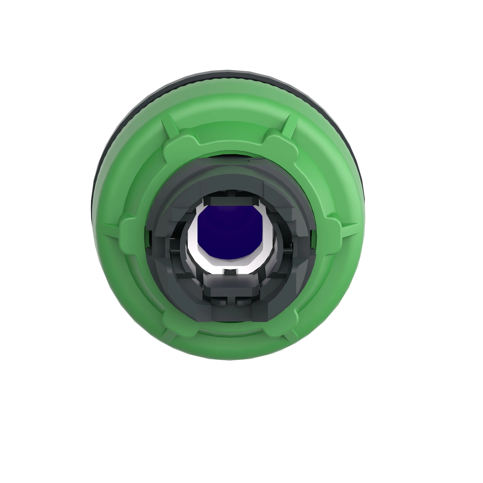 Schneider Electric ZB5FW163 Illuminated push button, front element, Harmony XB5F, plastic, 30mm, blue, protruding, for universal LED (img_002)