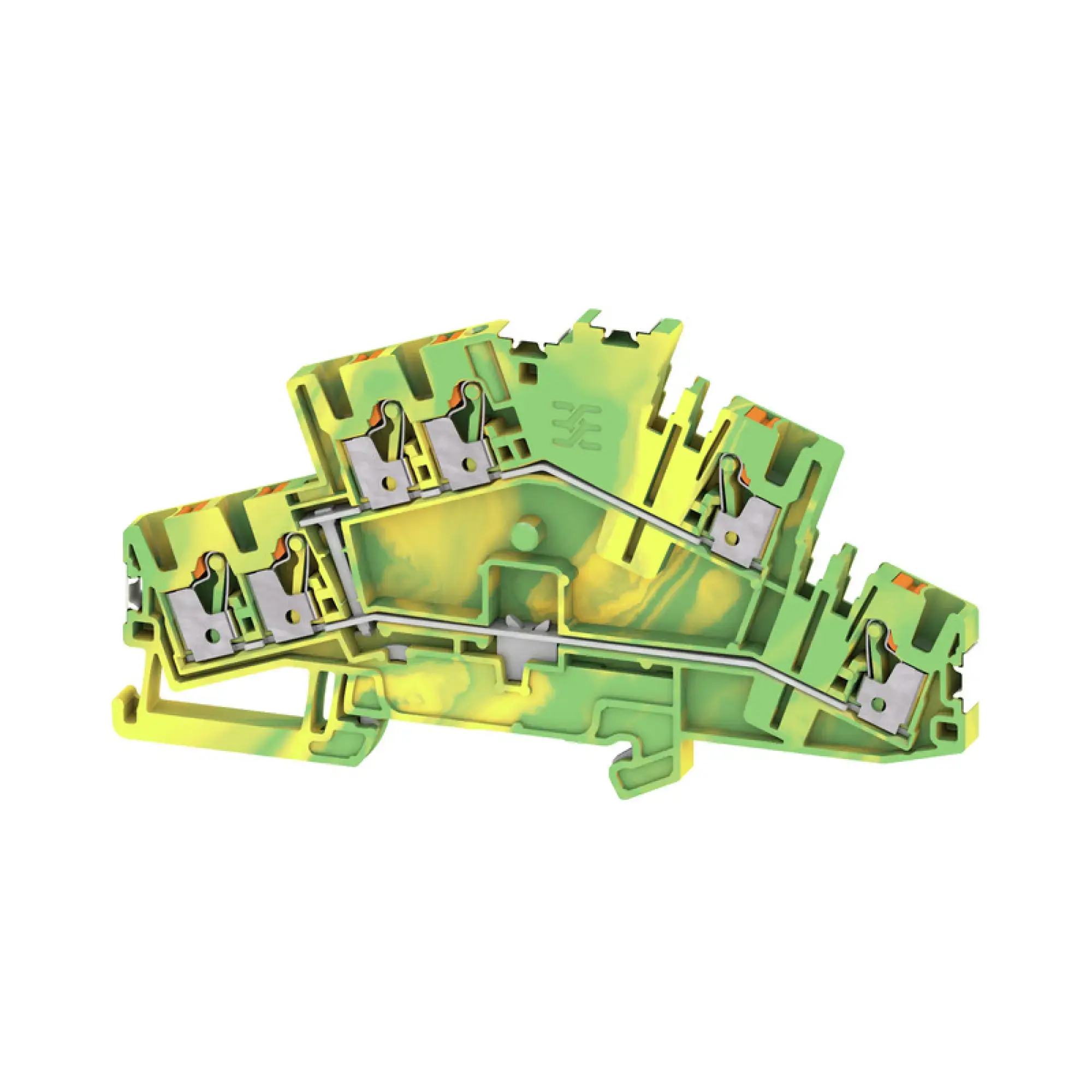 Weidmüller 2936710000 PE terminal, PUSH IN, dark beige, 2.5 mm², 800 V, Number of connections: 6, Number of levels: 2, TS 35, V-0, Wemid (img_001) Weidmüller 2936710000 PE terminal, PUSH IN, dark beige, 2.5 mm², 800 V, Number of connections: 6, Number of levels: 2, TS 35, V-0, Wemid (img_001)