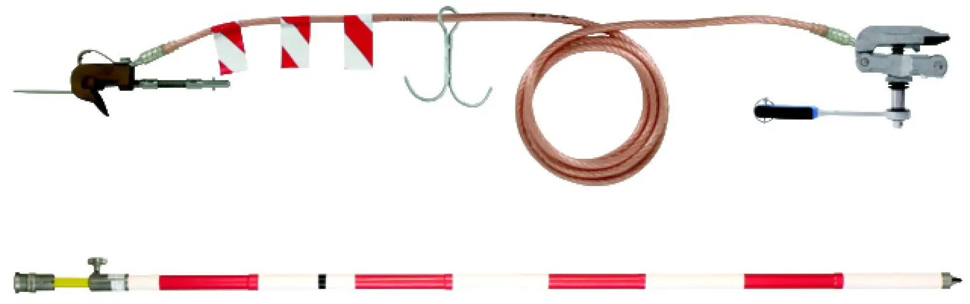 Dehn 750219 Earthing device f. railways f. overhead lines (profile-free),ratchet, hook -SET- (img_001) Dehn 750219 Earthing device f. railways f. overhead lines (profile-free),ratchet, hook -SET- (img_001)