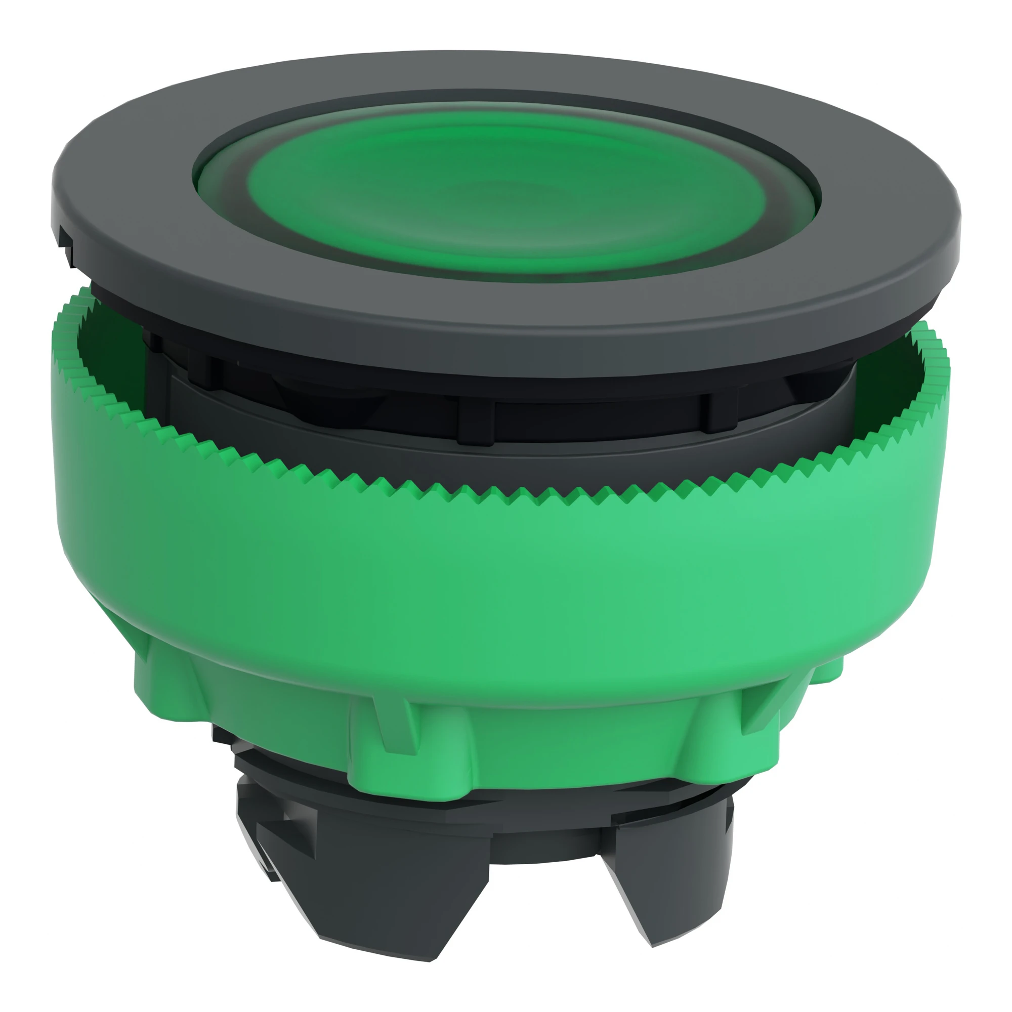 Schneider Electric ZB5FA38 Illuminated Pushbutton, Front Element, Harmony XB5F, Plastic, 30mm, Green, for Universal LED, for Insert Label (img_006)