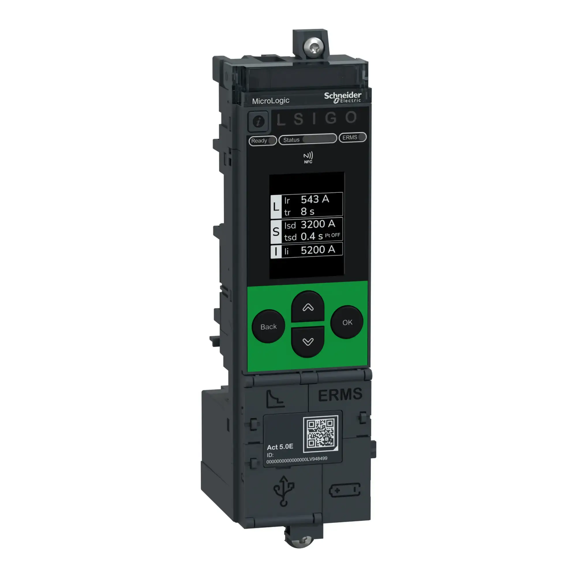 Schneider Electric LV948499 Steuer- und Auslösegerät MicroLogic Active 5.0E Steuergerät MasterPacT MTZ2/MTZ3 Einschub (img_002)