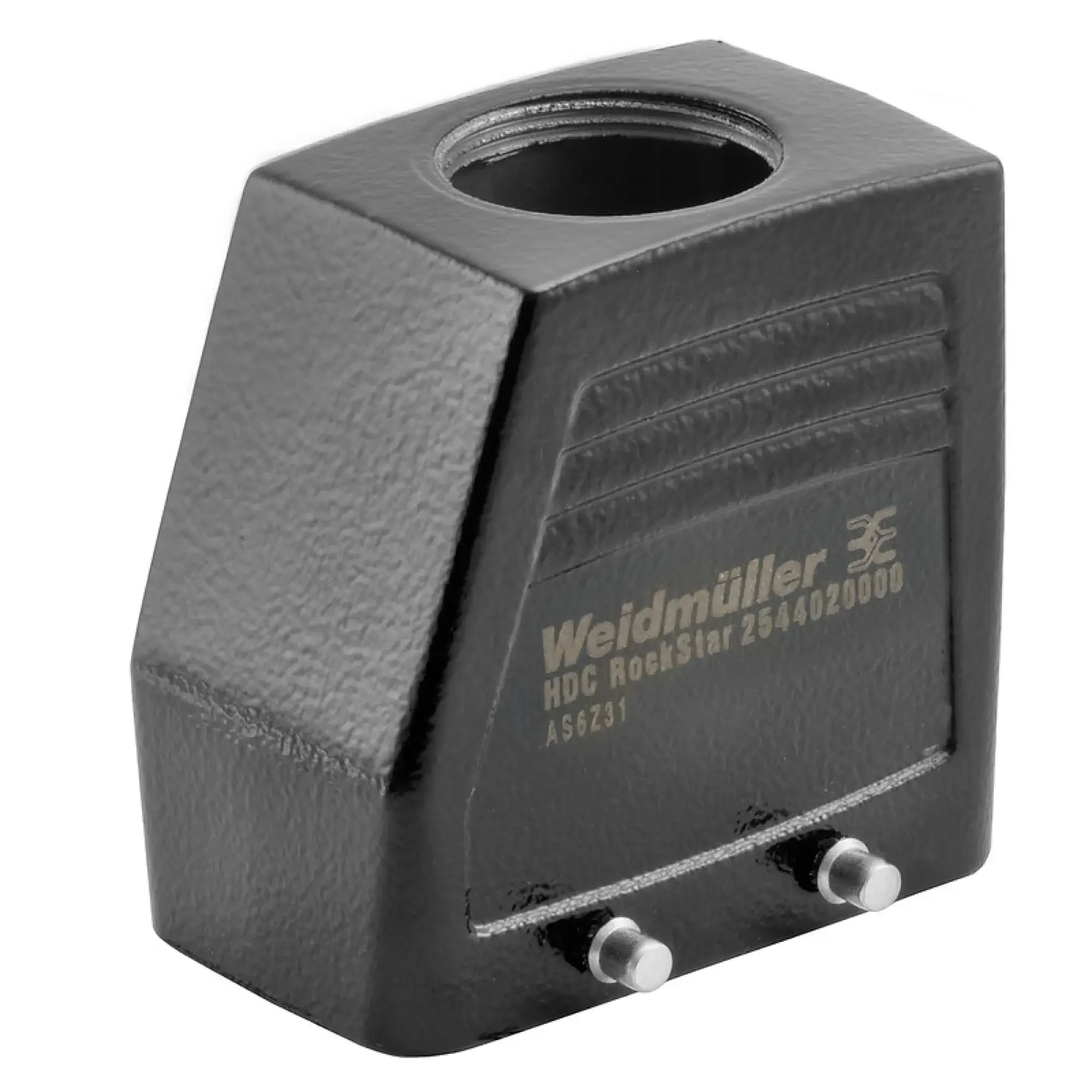 Weidmüller 2544020000 Housing (industry plug-in connectors), Cable entry from top, Plug housing, Side-locking clamp on lower side, Size: 4, IP65 (in plugged condition) (img_001) Weidmüller 2544020000 Housing (industry plug-in connectors), Cable entry from top, Plug housing, Side-locking clamp on lower side, Size: 4, IP65 (in plugged condition) (img_001)