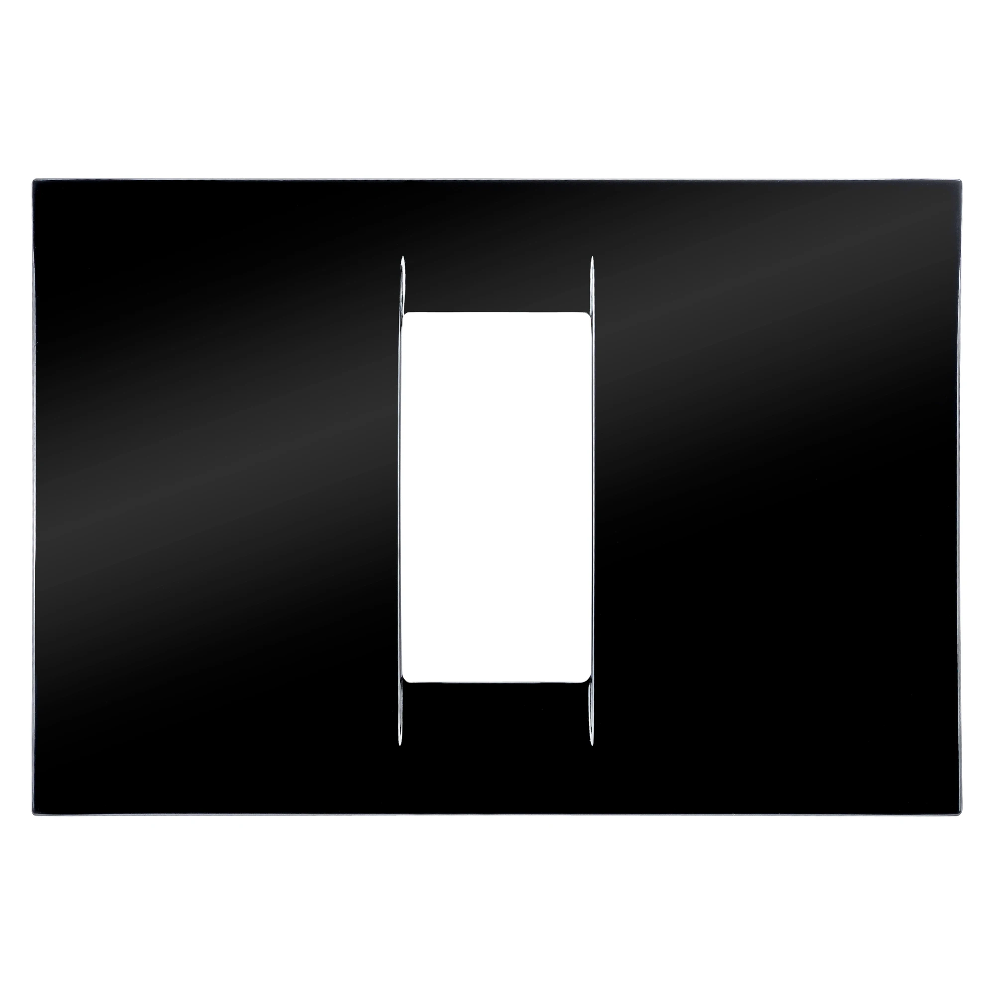 GEWISS GW22111 VIRNA PLATE - IN TECHNOPOLYMER GLOSS FINISHING - 1 GANG - TONER BLACK - SYSTEM (img_001) GEWISS GW22111 VIRNA PLATE - IN TECHNOPOLYMER GLOSS FINISHING - 1 GANG - TONER BLACK - SYSTEM (img_001)