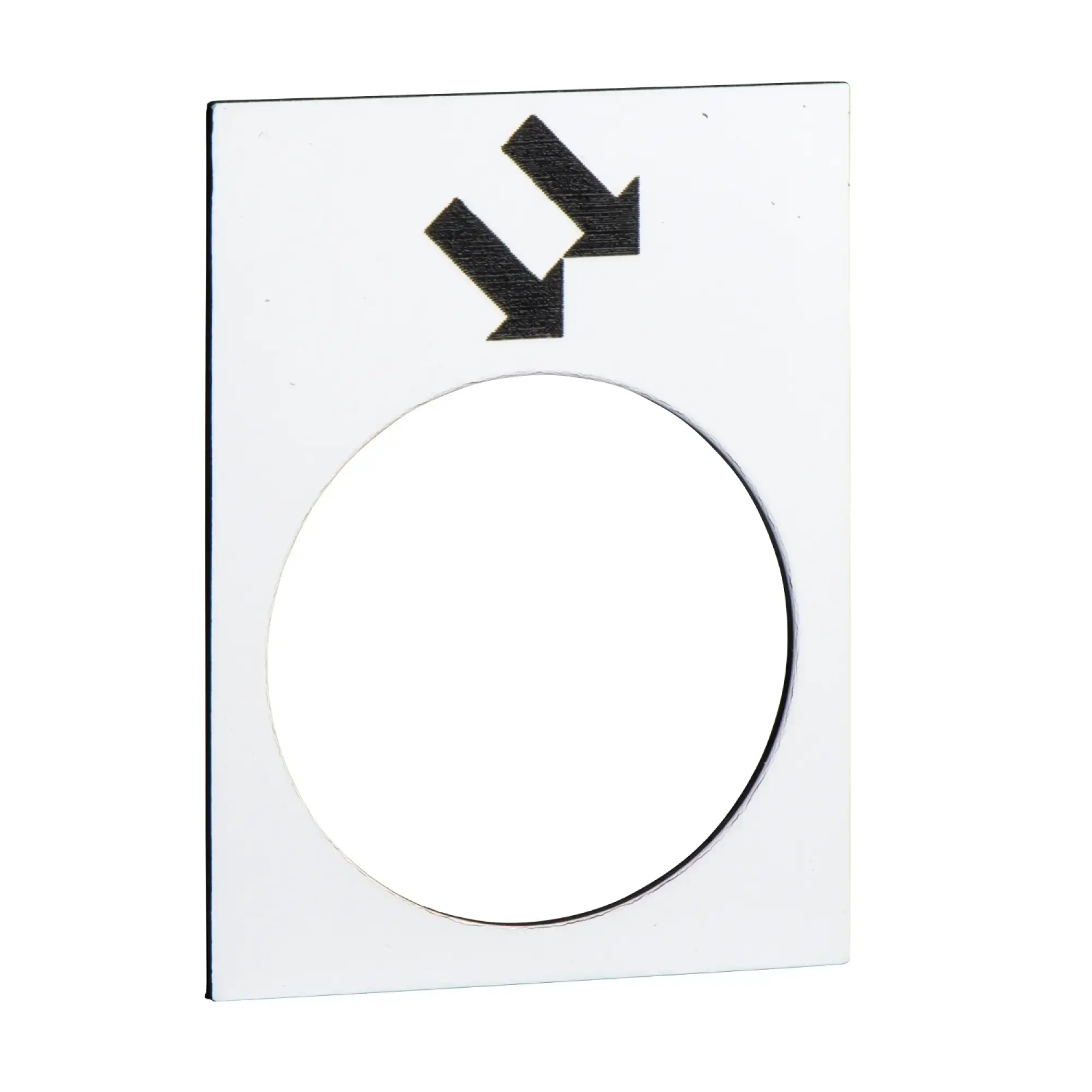 Schneider Electric ZB2BY4914 Identification plate, 30x40mm, white, forward, fast (img_002)