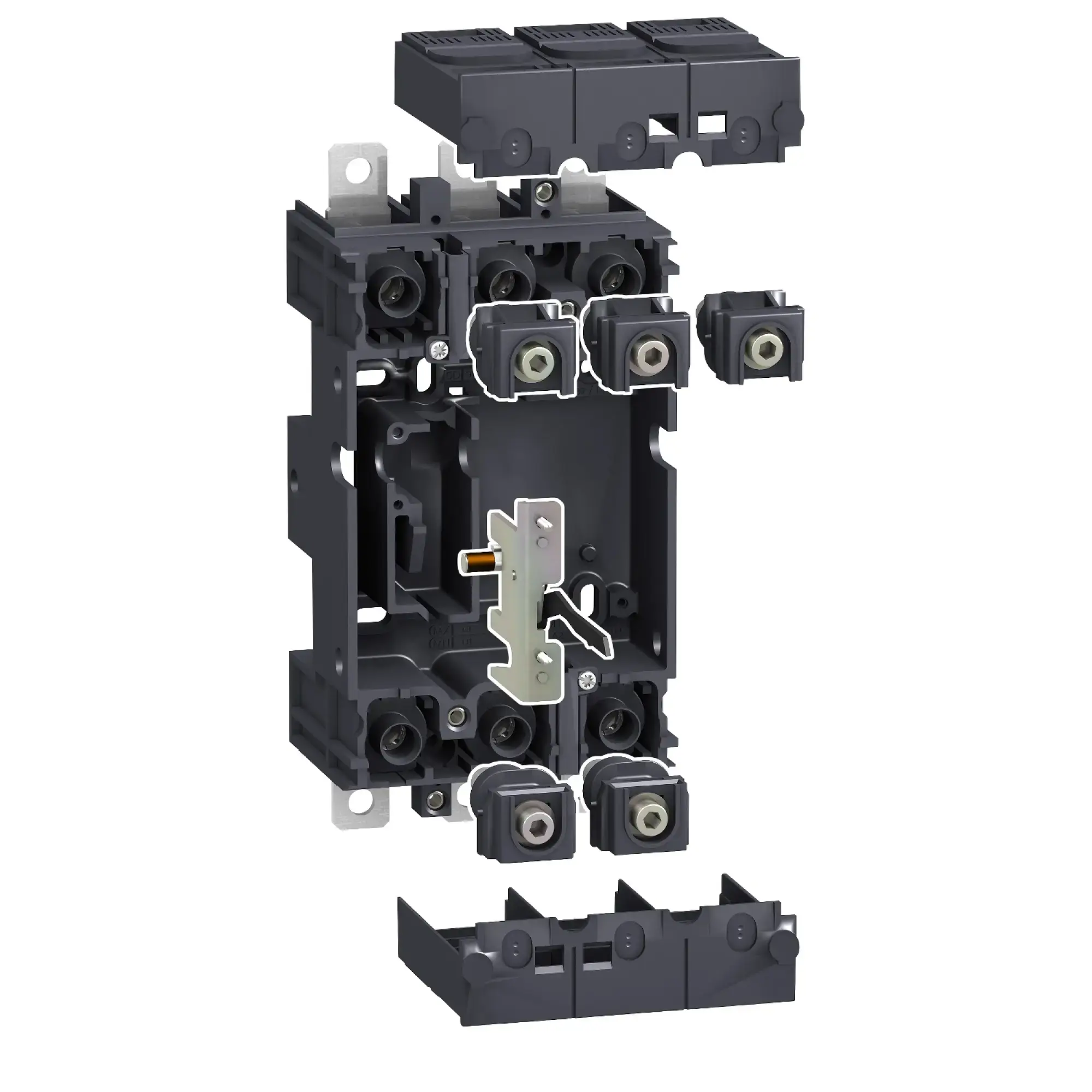 Schneider Electric LV429289 3P Compact Insertion Plate Set, ComPact NSX100-250 Compact Circuit Breaker Accessories (img_002)