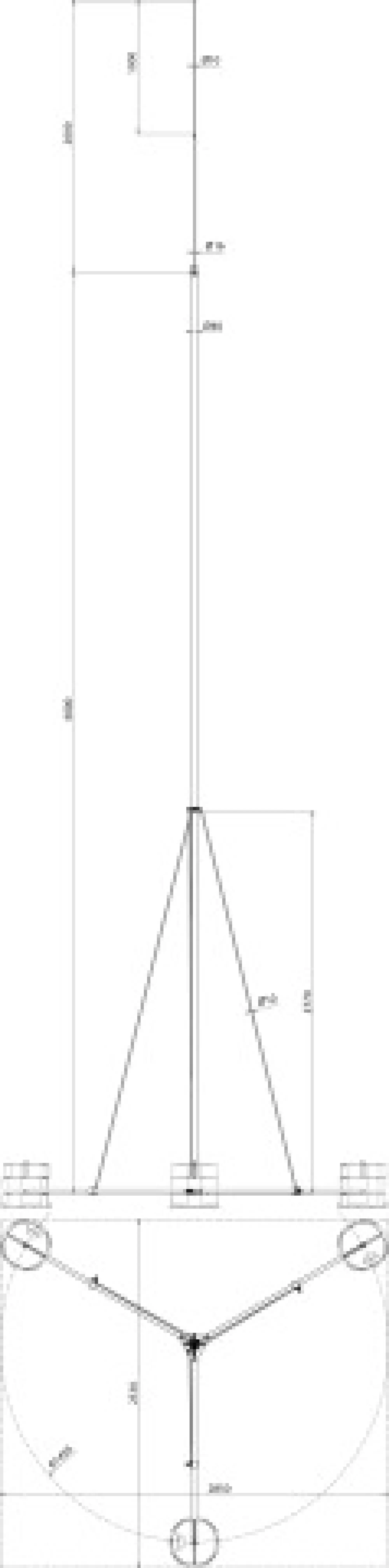 Dehn 105800 Air-term. rod D 40/16/10mm Al L 8000mm w. hinged tripod St/tZn -KIT- (img_004)