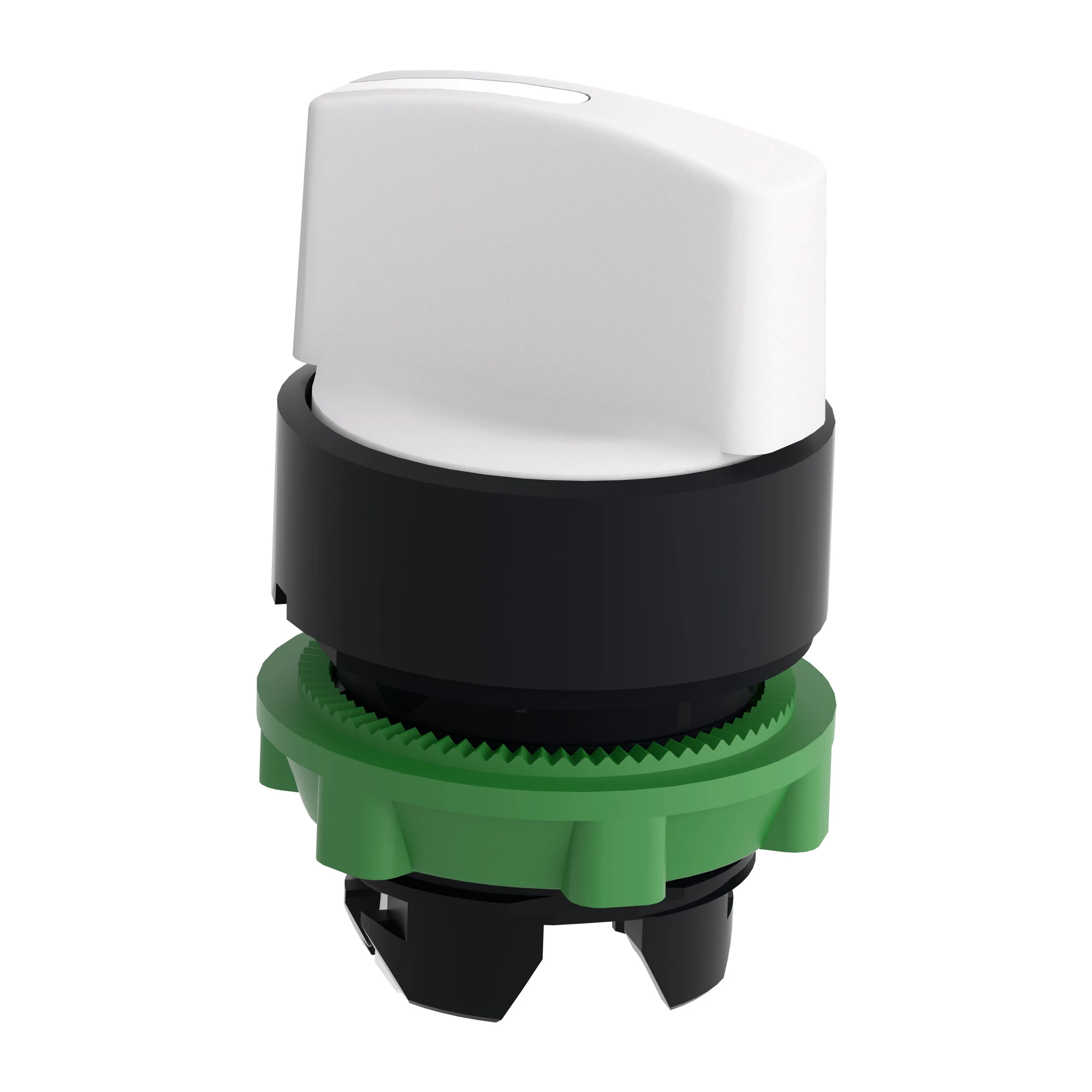 Schneider Electric ZB5AD201 Selector switch, front element, Harmony XB5, plastic, 22mm, white, 2 positions, latching (img_005)