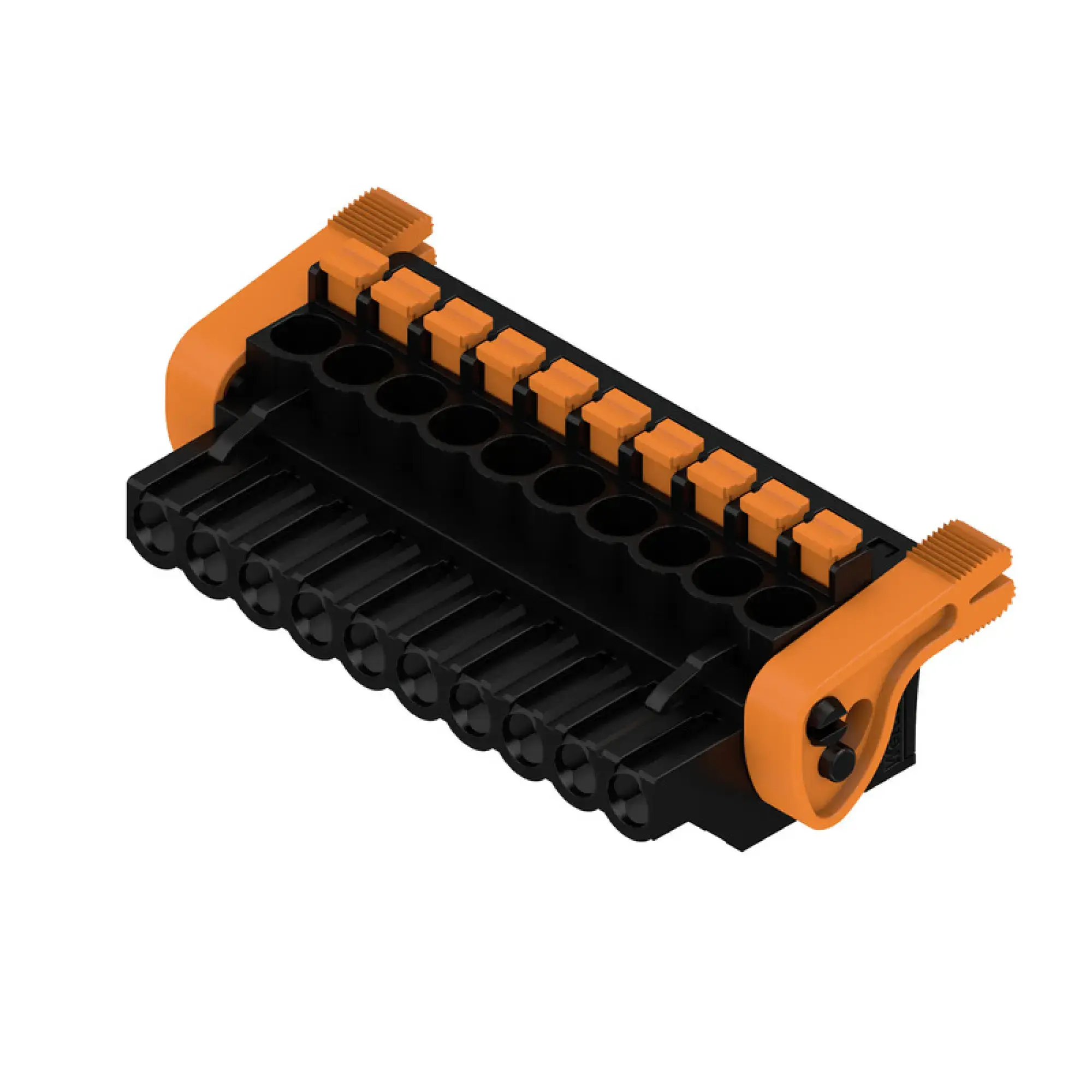 Weidmüller 1980060000 PCB connector (wire connection), 320 V, 24 A, Pitch in mm: 5.00, 3.31 mm², Number of poles: 10, PUSH IN with actuator, Box (img_001) Weidmüller 1980060000 PCB connector (wire connection), 320 V, 24 A, Pitch in mm: 5.00, 3.31 mm², Number of poles: 10, PUSH IN with actuator, Box (img_001)