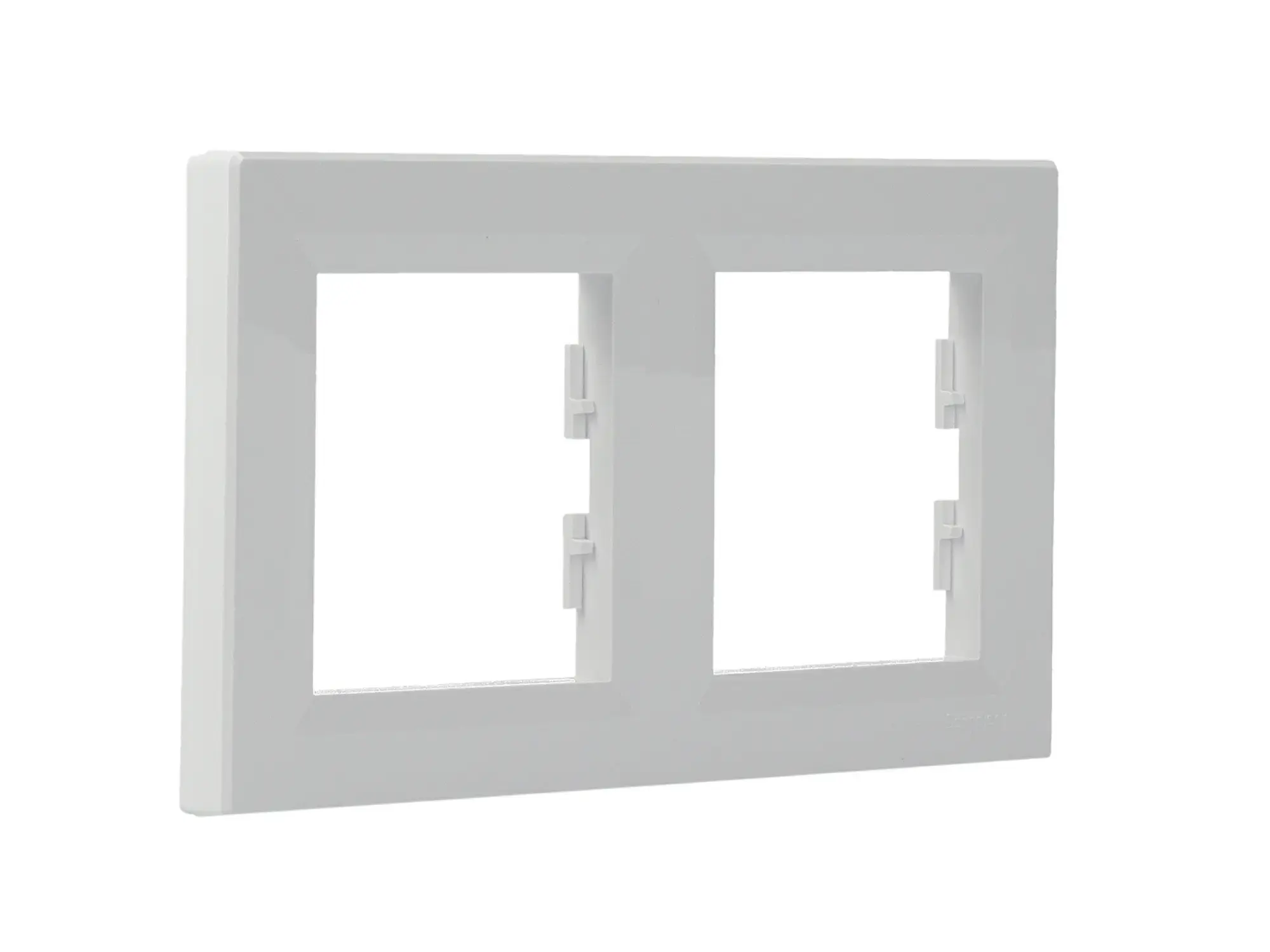 Schneider Electric EPH5800221D 2-Gang Frame Horizontal, white, Asfora (img_017) Schneider Electric EPH5800221D 2-Gang Frame Horizontal, white, Asfora (img_017)