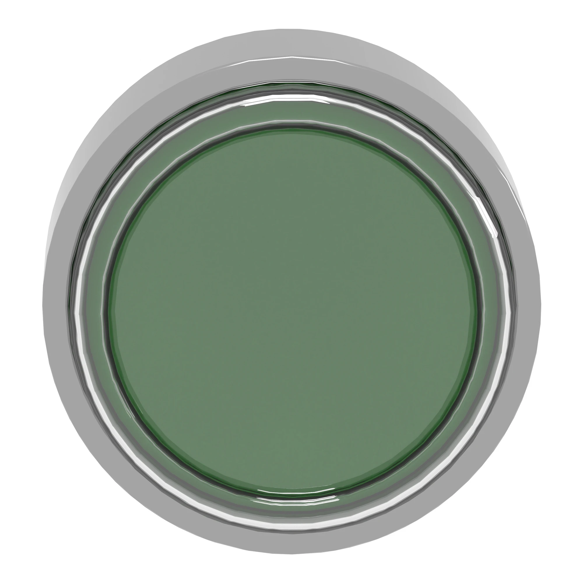 Schneider Electric ZB4BP383 Push button, front element, Harmony XB4, metal, 22mm, green, blank, momentary, with protective cap, for insert label (img_004)