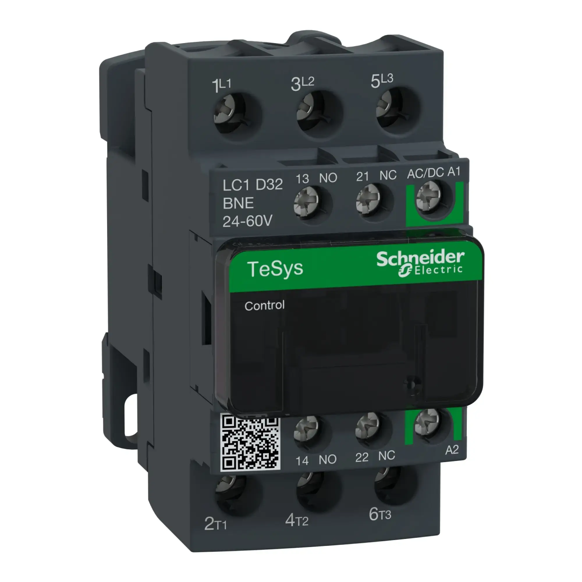 Schneider Electric LC1D32BNE Power contactor LC1D 3p, +1NO+1NC, 15 kW, 32 A, 400 V AC3, coil 24-60 V AC/DC (img_005)
