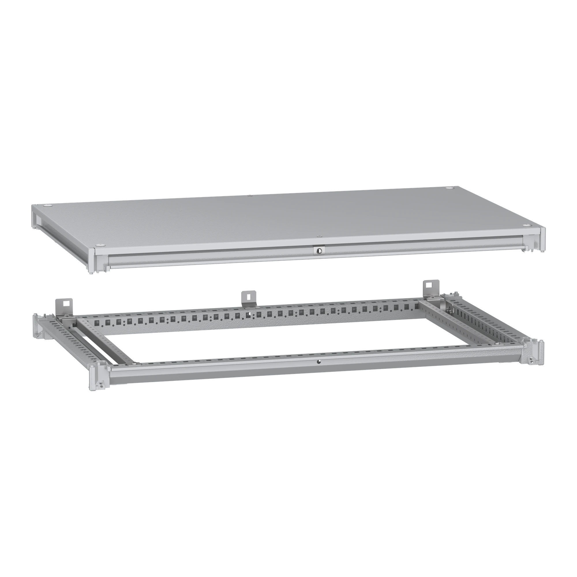Schneider Electric NSYSFNC106 Lower and upper frame, PanelSeT SFN, for electrical enclosure W 1000 x D 600 mm, including roof (img_001)