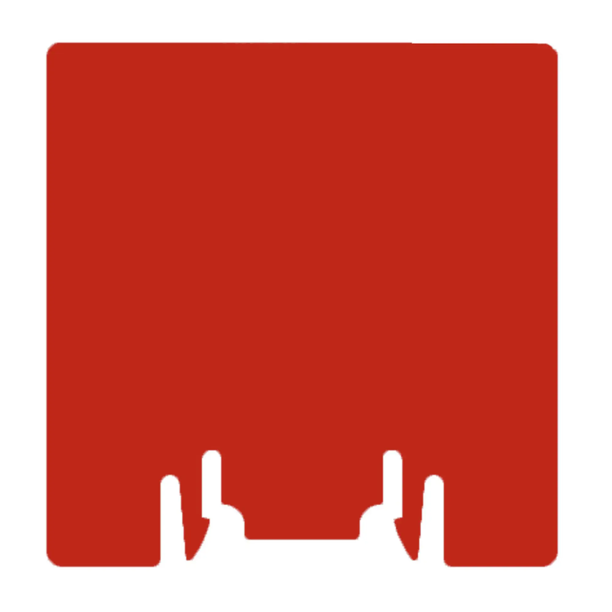 Weidmüller 1190340000 Partition plate (terminal), red, Height: 37 mm, Width: 2 mm, V-0, Wemid (img_001)