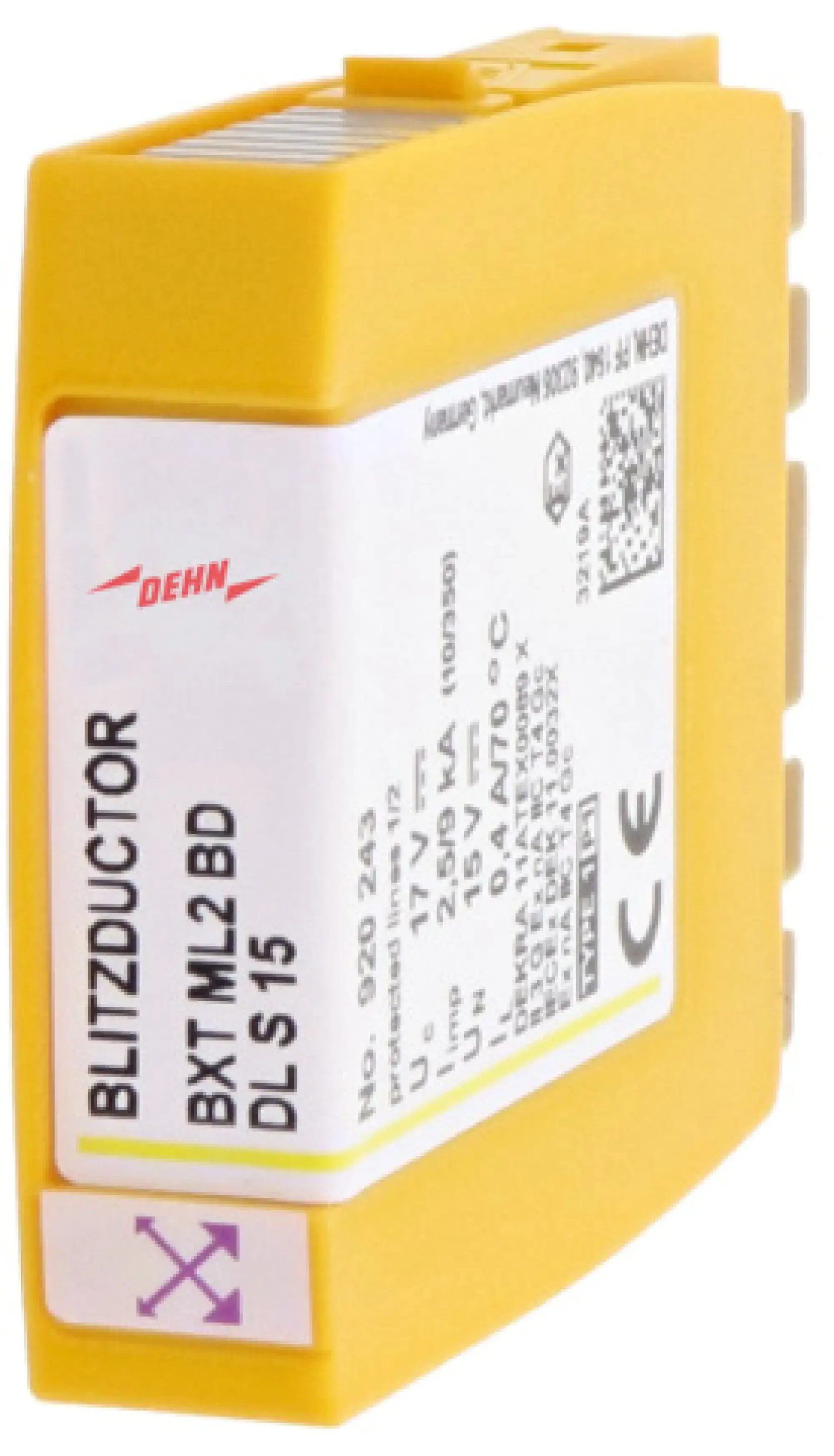 Dehn 920243 BLITZDUCTOR XT combined lightn. current and surge arrester mod., shield earthing (img_001)