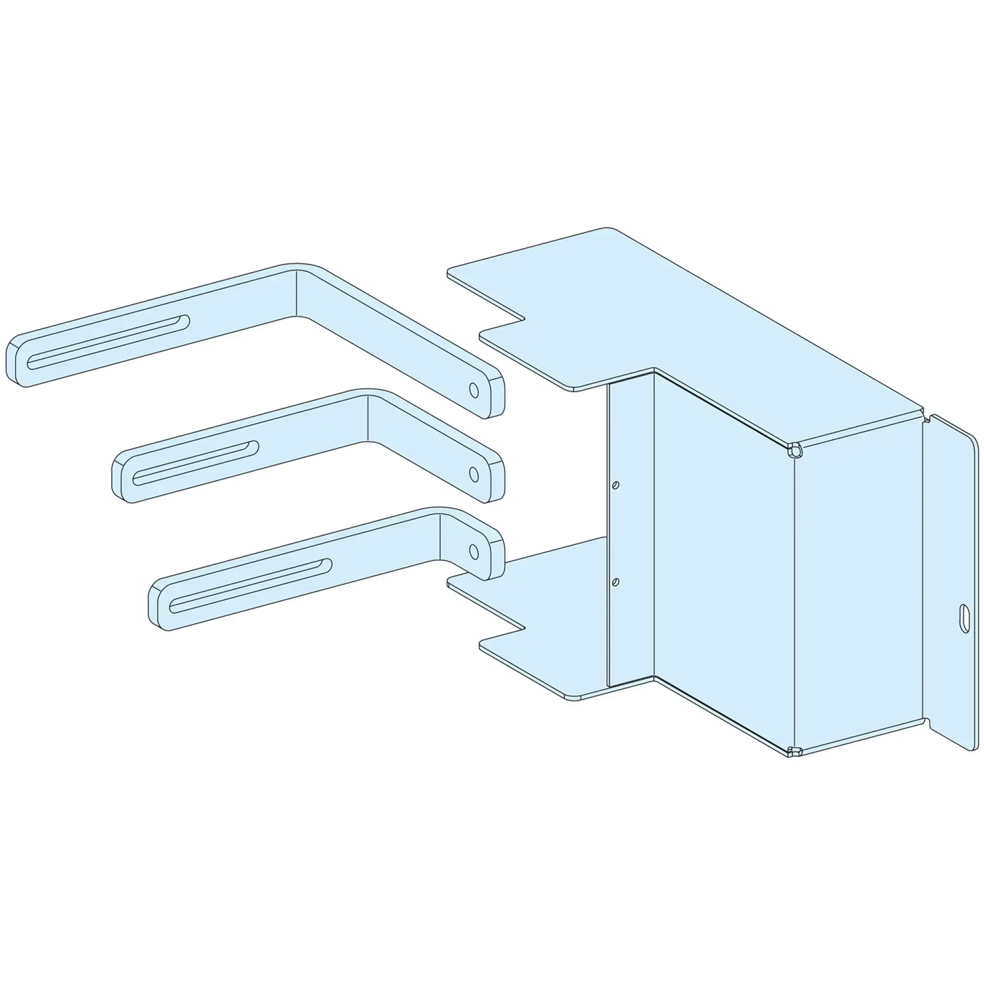 Schneider Electric LVS04461 PrismaSeT-P, Connection, NSX400-630 3-pole, Toggle, Plug-in Technology, Horizontal, with Vertical Busbar Linergy LGY (img_002) Schneider Electric LVS04461 PrismaSeT-P, Connection, NSX400-630 3-pole, Toggle, Plug-in Technology, Horizontal, with Vertical Busbar Linergy LGY (img_002)