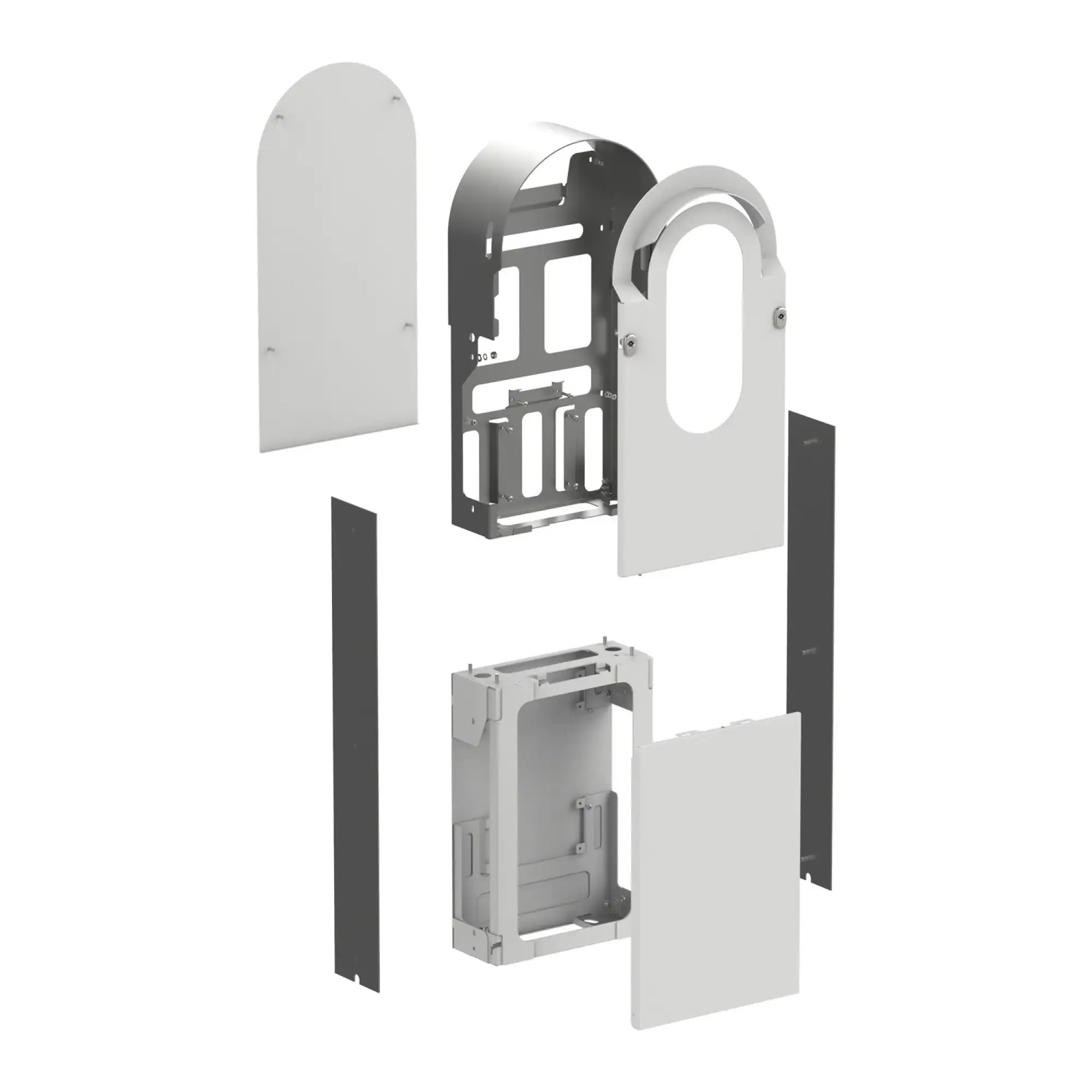 Schneider Electric EVA1RFKS1 Metallic Kit for EVlink Pro AC Floor Mounting, 1 Charging Point, IK10, C4M (img_003) Schneider Electric EVA1RFKS1 Metallic Kit for EVlink Pro AC Floor Mounting, 1 Charging Point, IK10, C4M (img_003)