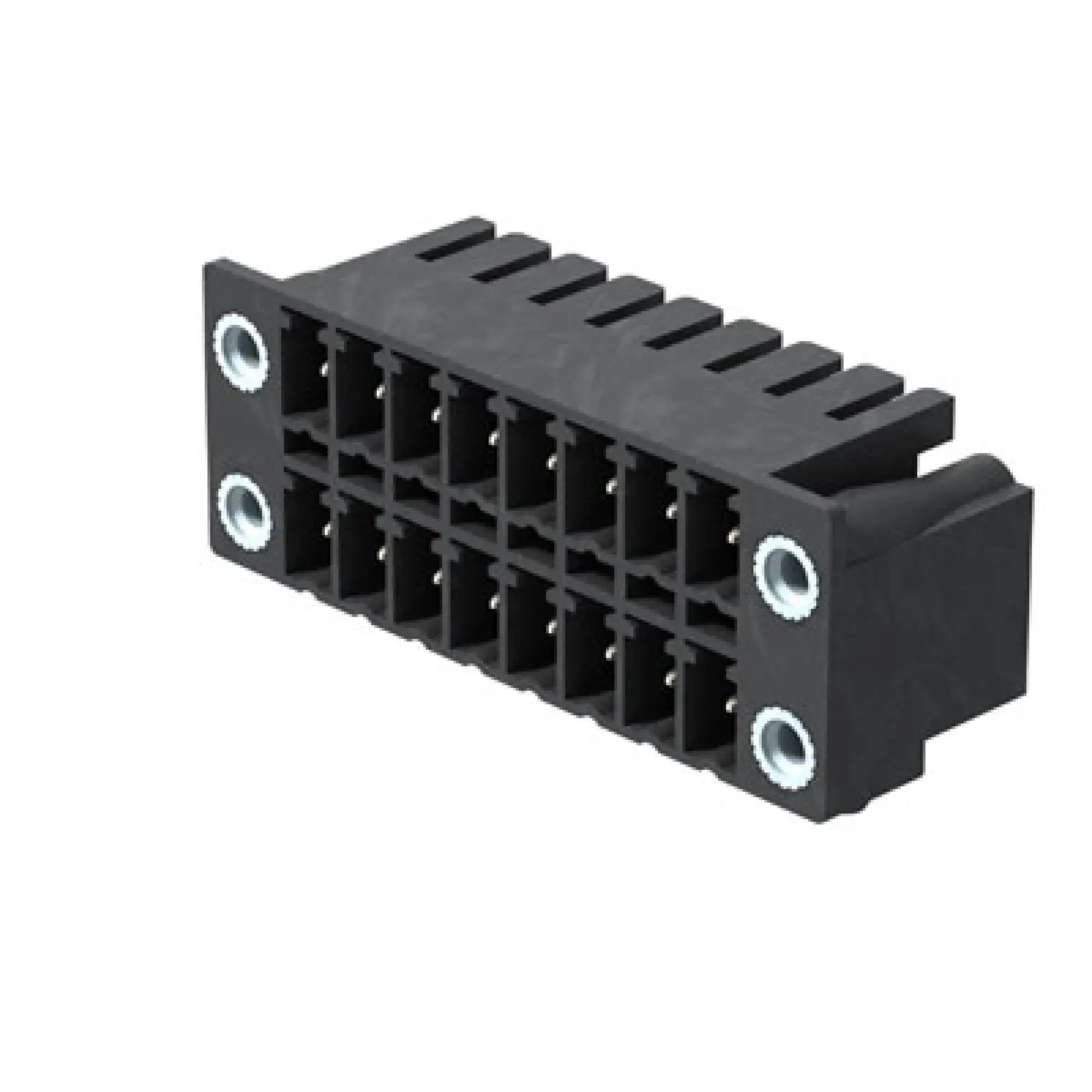 Weidmüller 1039720000 PCB connector (board connection), 160 V, 17.5 A, Pitch in mm: 3.81, Number of poles: 28, THT/THR solder connection, Box (img_001)