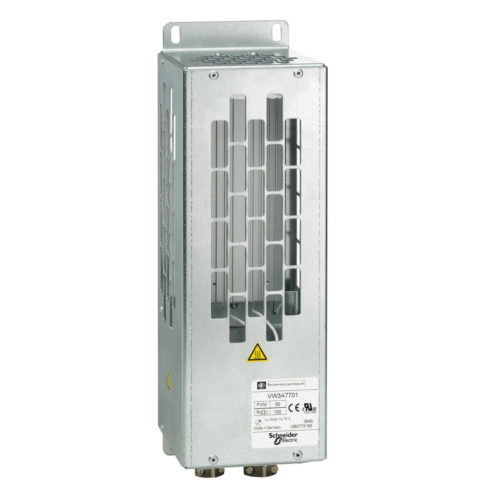 Schneider Electric VW3A7701 Braking resistor, IP 20, 100Ohm, 50 W (img_001)