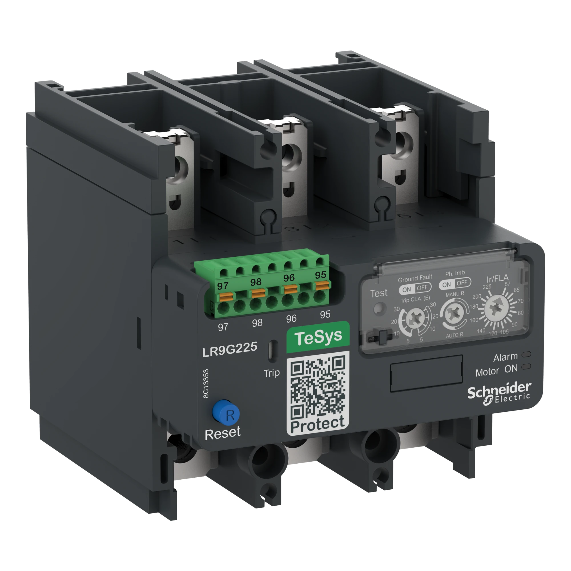 Schneider Electric LR9G225 Overload Relay, TeSys protect - Giga, 57-225A, Class 5E-30E (img_001) Schneider Electric LR9G225 Overload Relay, TeSys protect - Giga, 57-225A, Class 5E-30E (img_001)