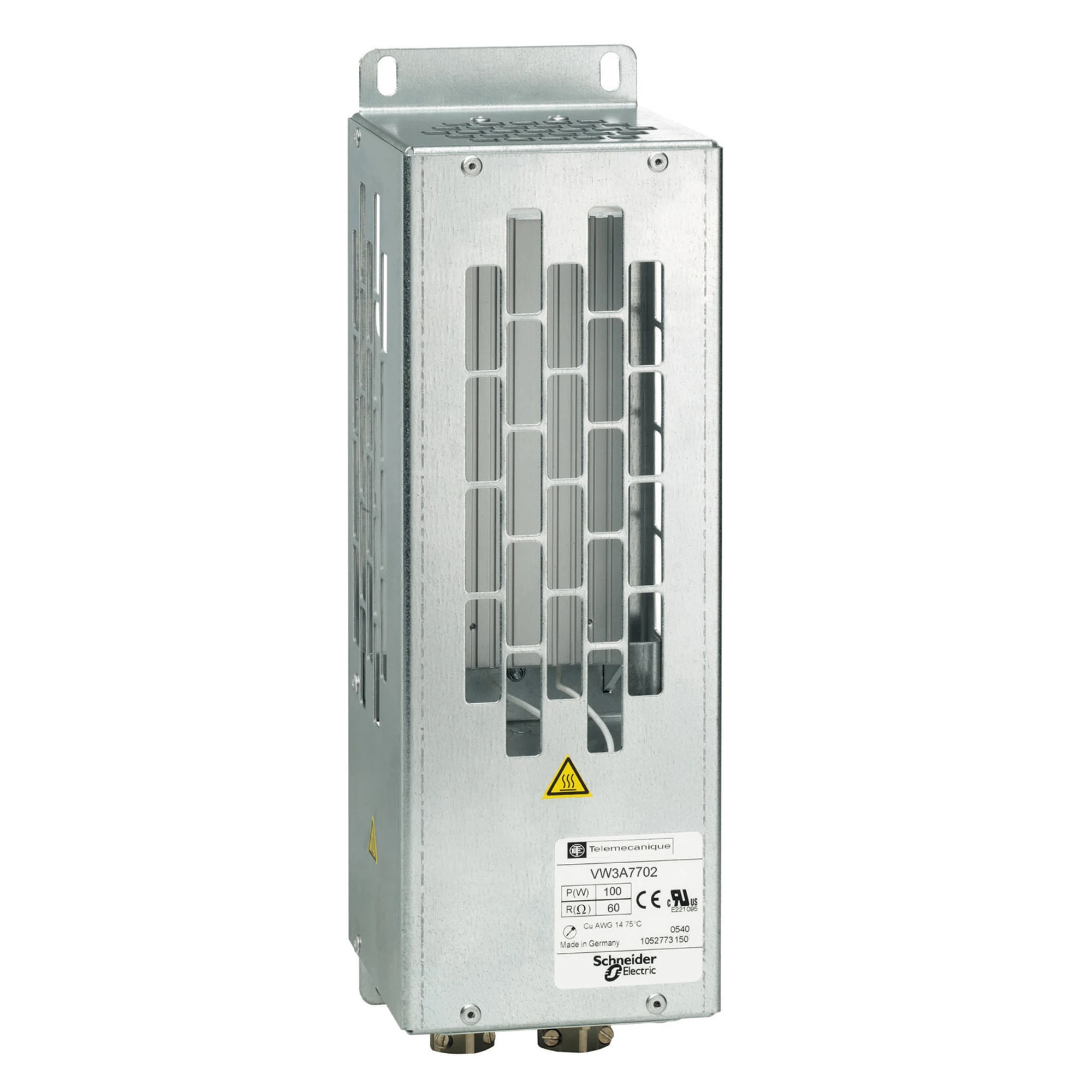 Schneider Electric VW3A7702 Braking Resistor, IP 20, 60 Ohm, 100 W (img_001)