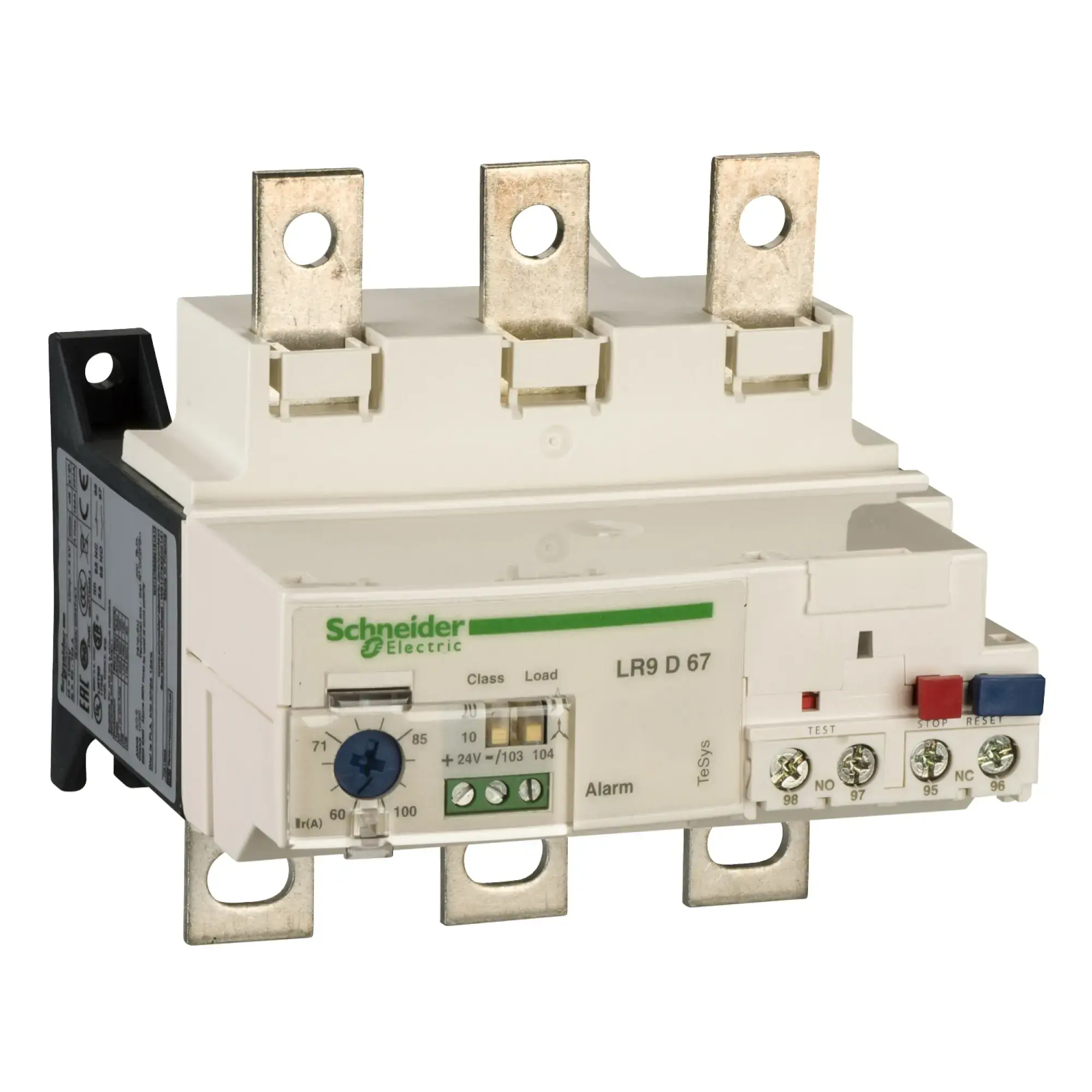 Schneider Electric LR9D67 Motor protection relay, 60-100A, 1NC+1NO, Class 10 (img_002)