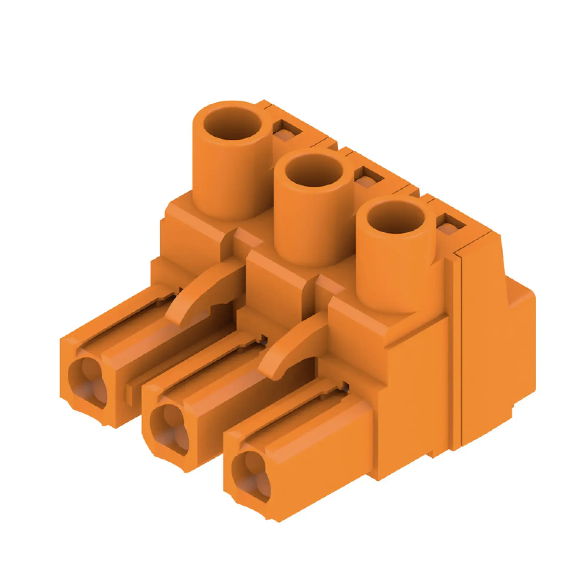 Weidmüller 1980490000 PCB connector (wire connection), 500 V, 29 A, Pitch in mm: 7.62, 4 mm², Number of poles: 3, Clamping yoke connection, Box (img_001)