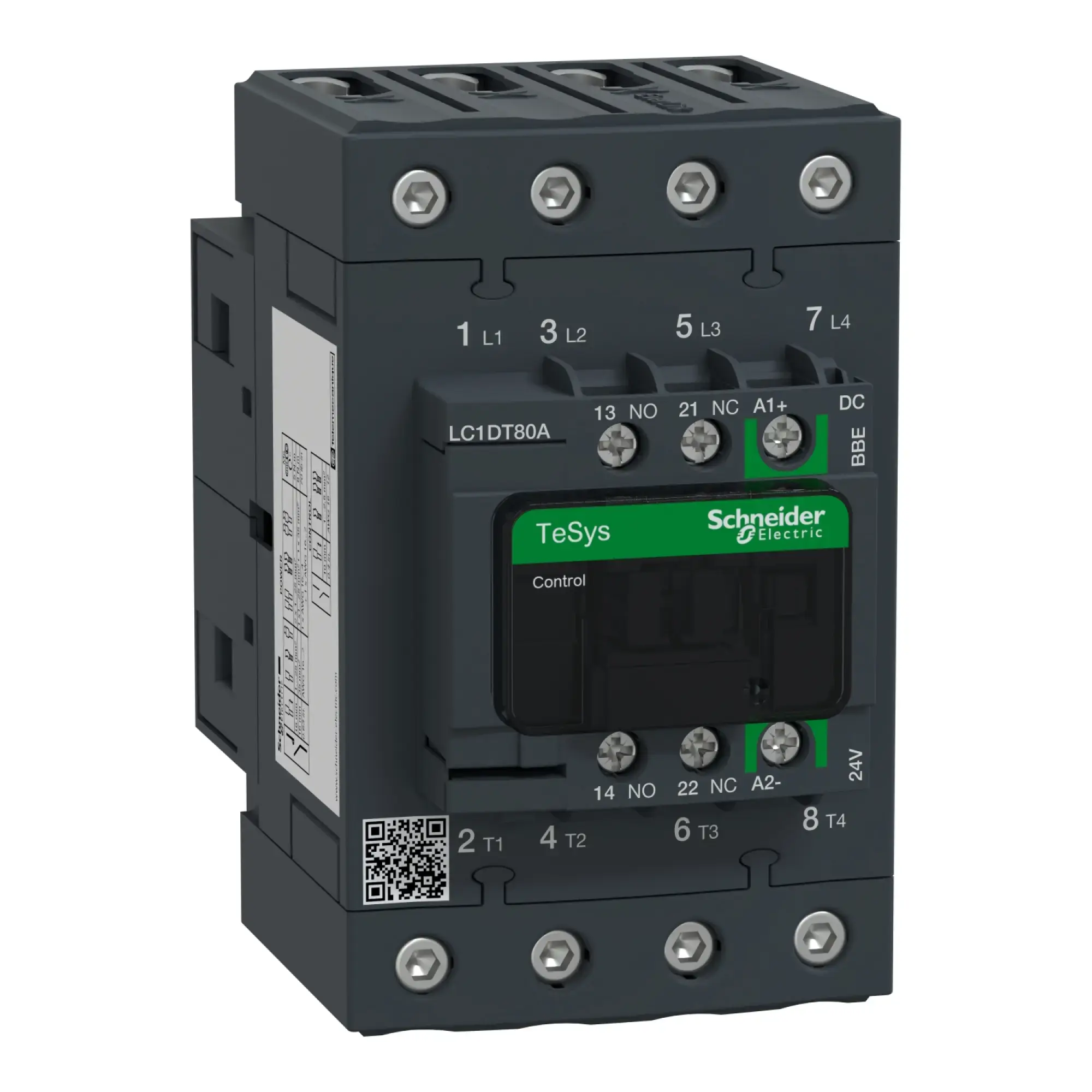 Schneider Electric LC1DT80ABBE TeSys D Schütz 4P 80A AC-1 bis 440V Spule 24V DC Everlink (img_002)