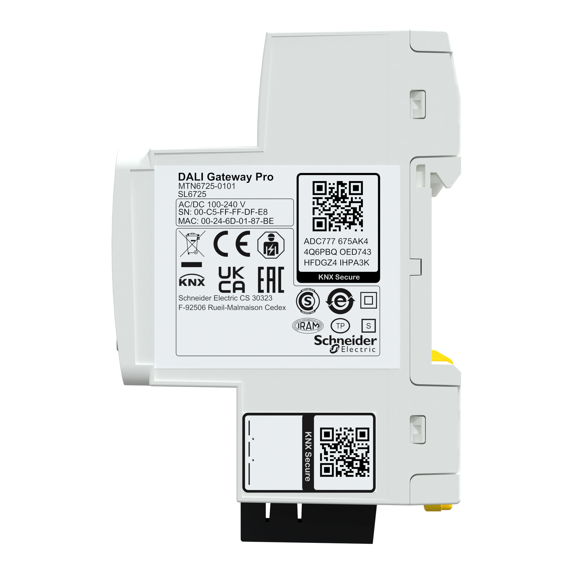 Schneider Electric MTN6725-0101 SpaceLogic KNX DALI Gateway Pro 1ch DALI 2.0 (img_005) Schneider Electric MTN6725-0101 SpaceLogic KNX DALI Gateway Pro 1ch DALI 2.0 (img_005)
