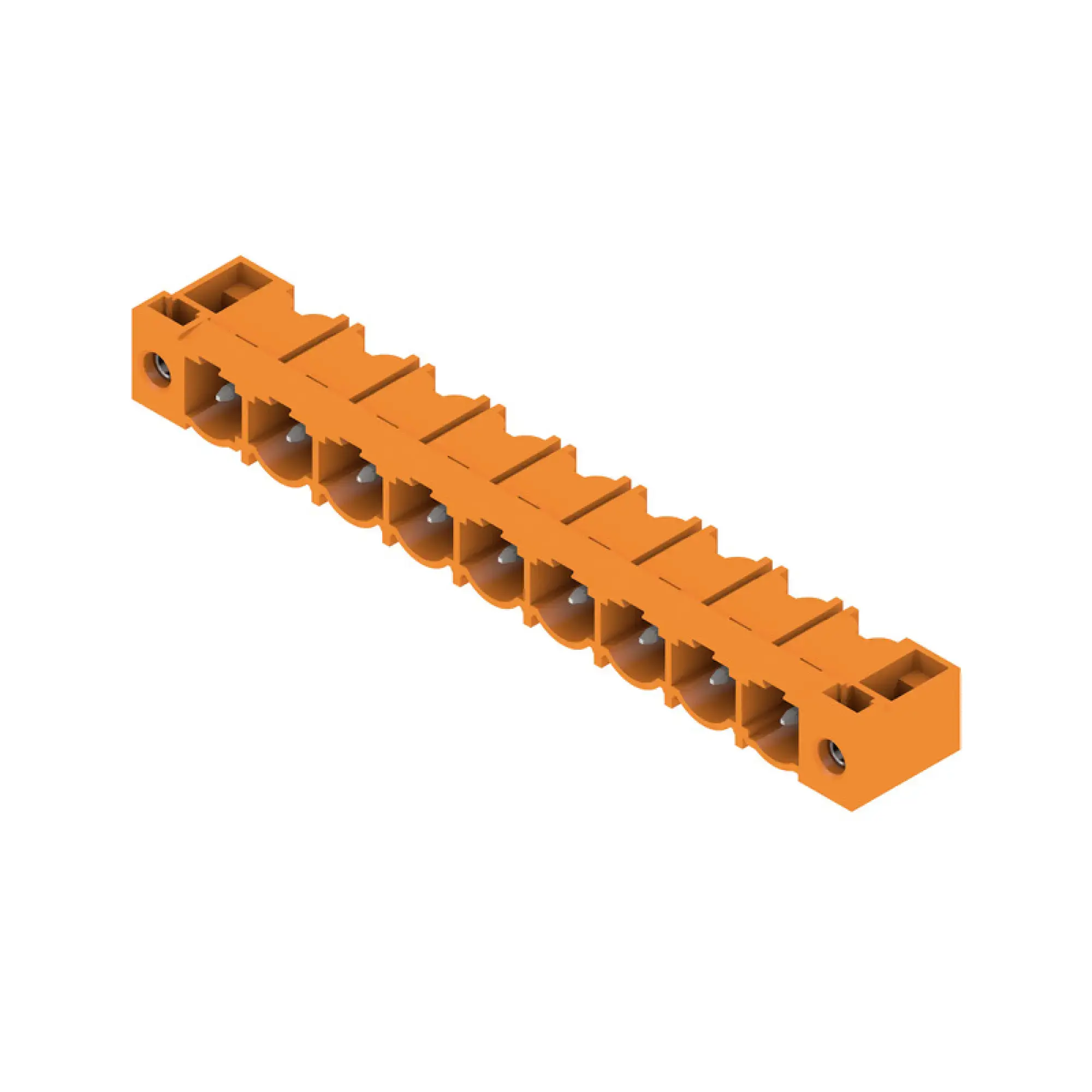Weidmüller 1124370000 PCB connector (board connection), 500 V, 29 A, Pitch in mm: 7.62, Number of poles: 9, THT solder connection, Box (img_001) Weidmüller 1124370000 PCB connector (board connection), 500 V, 29 A, Pitch in mm: 7.62, Number of poles: 9, THT solder connection, Box (img_001)