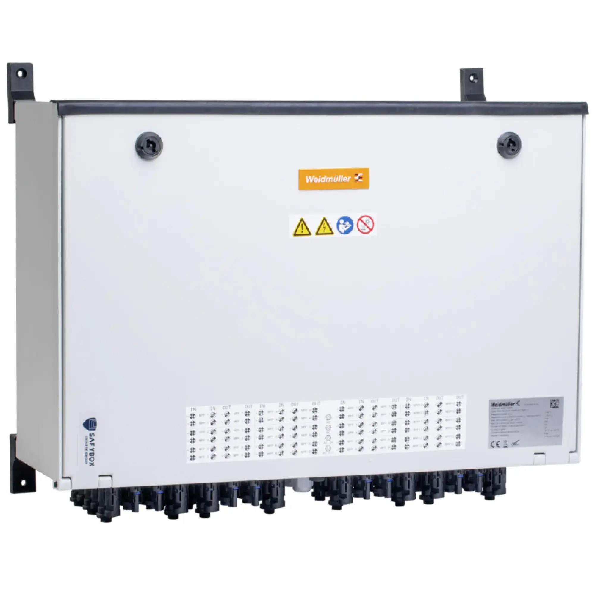 Weidmüller 8000130055 Combiner Box (Photovoltaik), 12 MPP's, 2 Inputs / 2 Outputs per MPP, Remote disconnector, WM4C, 1100 V (img_001)