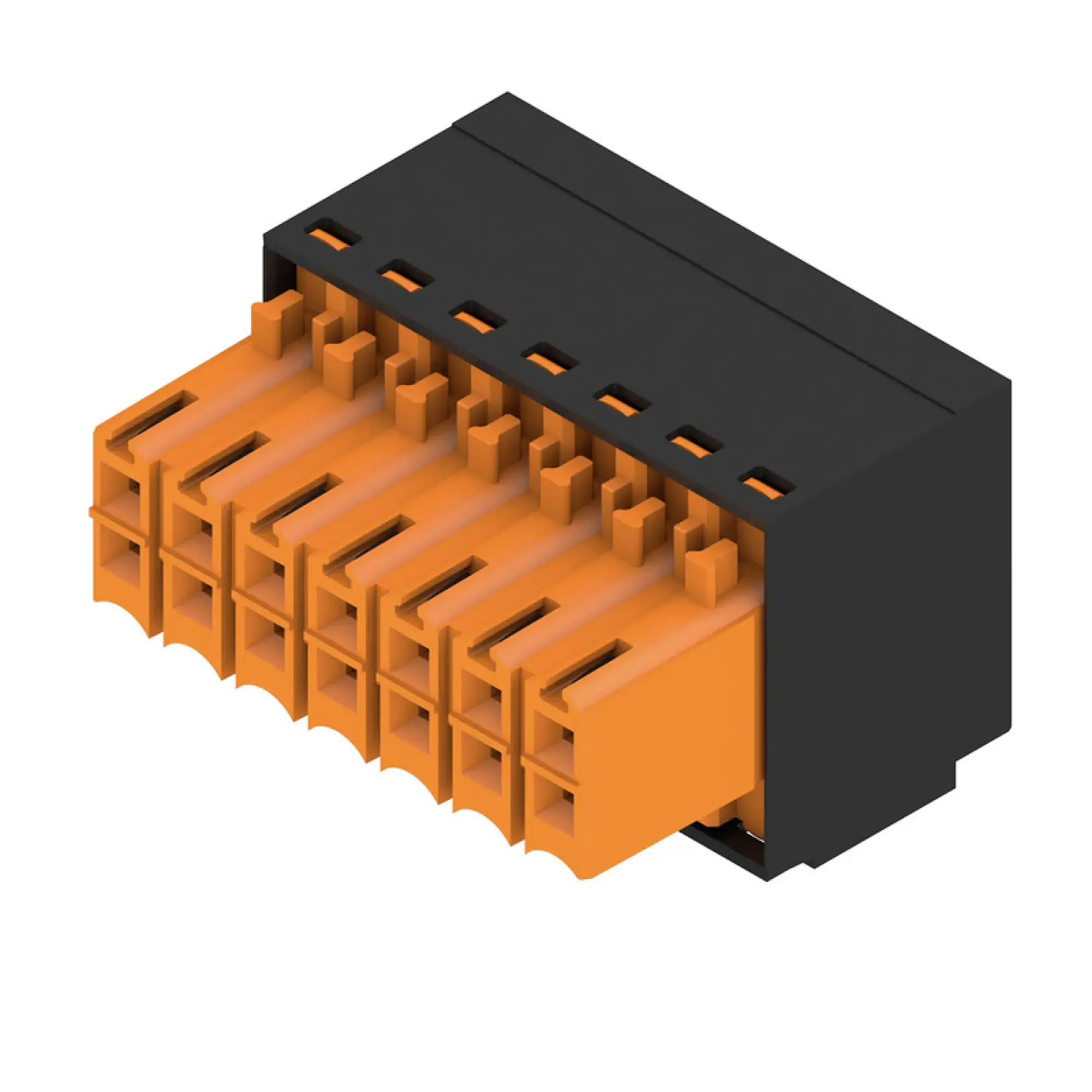 Weidmüller 1944630000 PCB connector (wire connection), 160 V, 10.6 A, Pitch in mm: 3.50, 1 mm², Number of poles: 14, Tension-clamp connection, Box (img_001) Weidmüller 1944630000 PCB connector (wire connection), 160 V, 10.6 A, Pitch in mm: 3.50, 1 mm², Number of poles: 14, Tension-clamp connection, Box (img_001)