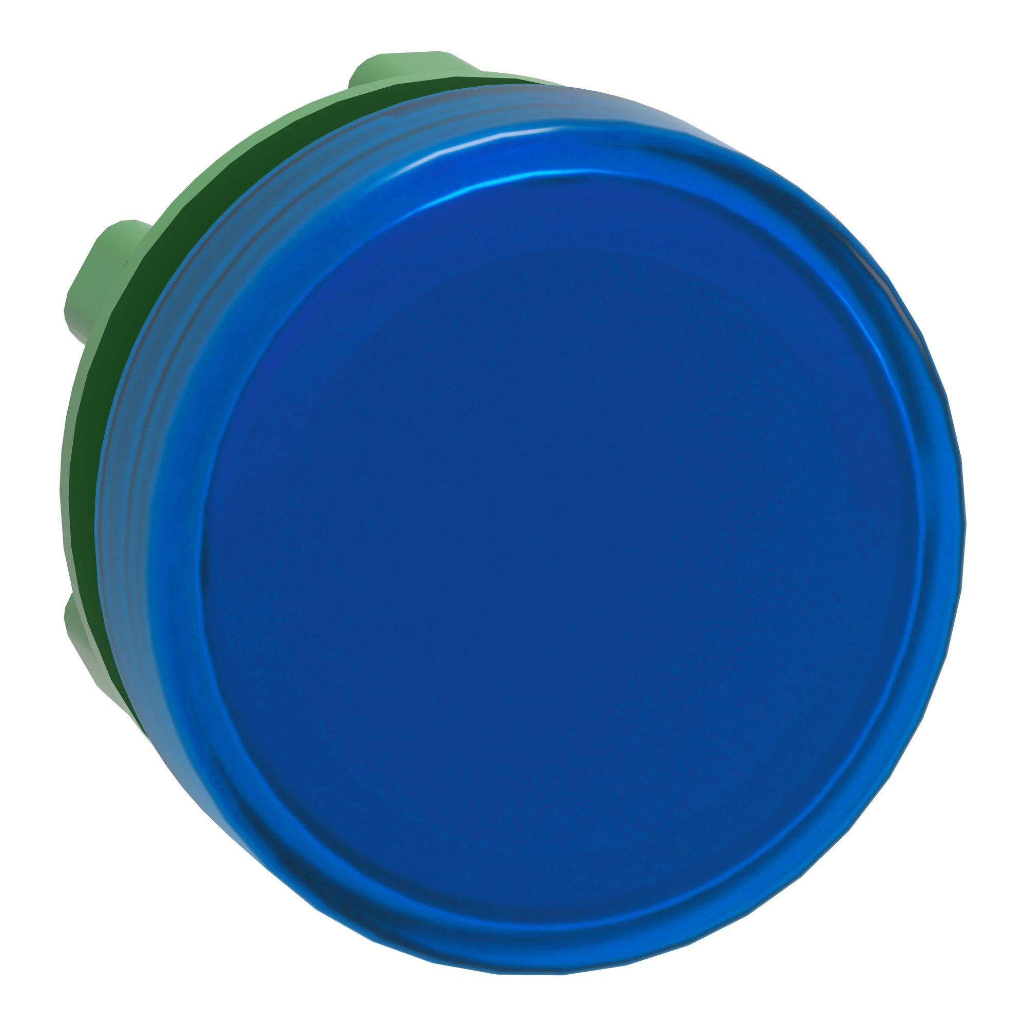 Schneider Electric ZB5AV063 Indicator light, front element, Harmony XB5, plastic, 22mm, blue, for universal LED, smooth dome (img_001)